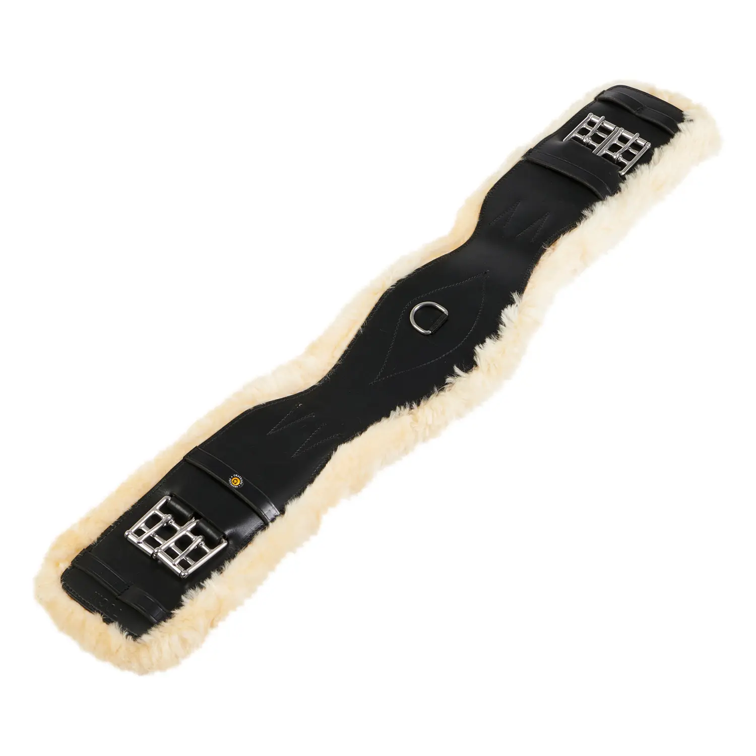Sheepskin riding dressage girth Equestro Modello Gisele New