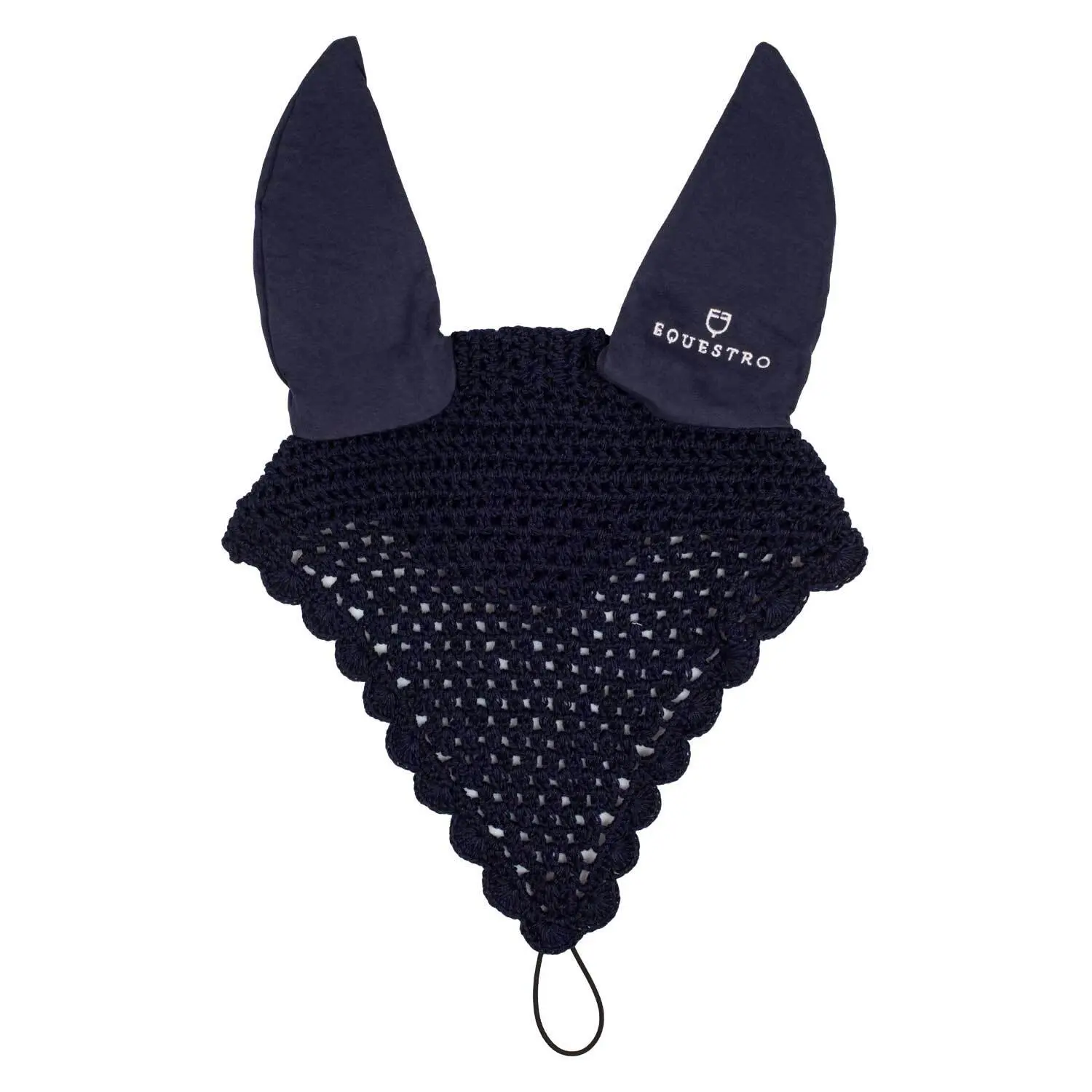 Cuffia anti-insetti per cavallo in cotone con tettina Equestro