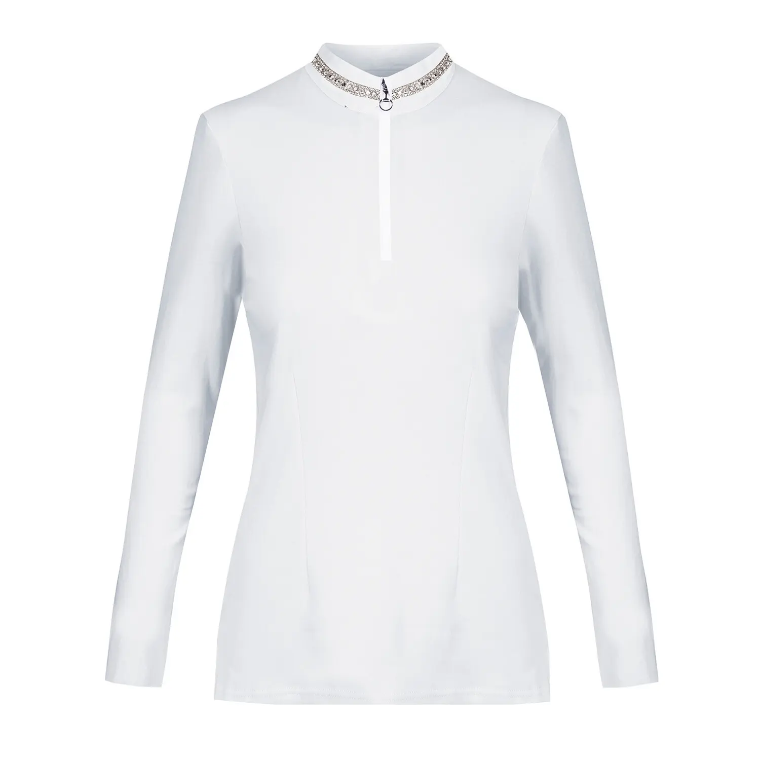 Camicia da concorso equestre da donna Equetech Crystal