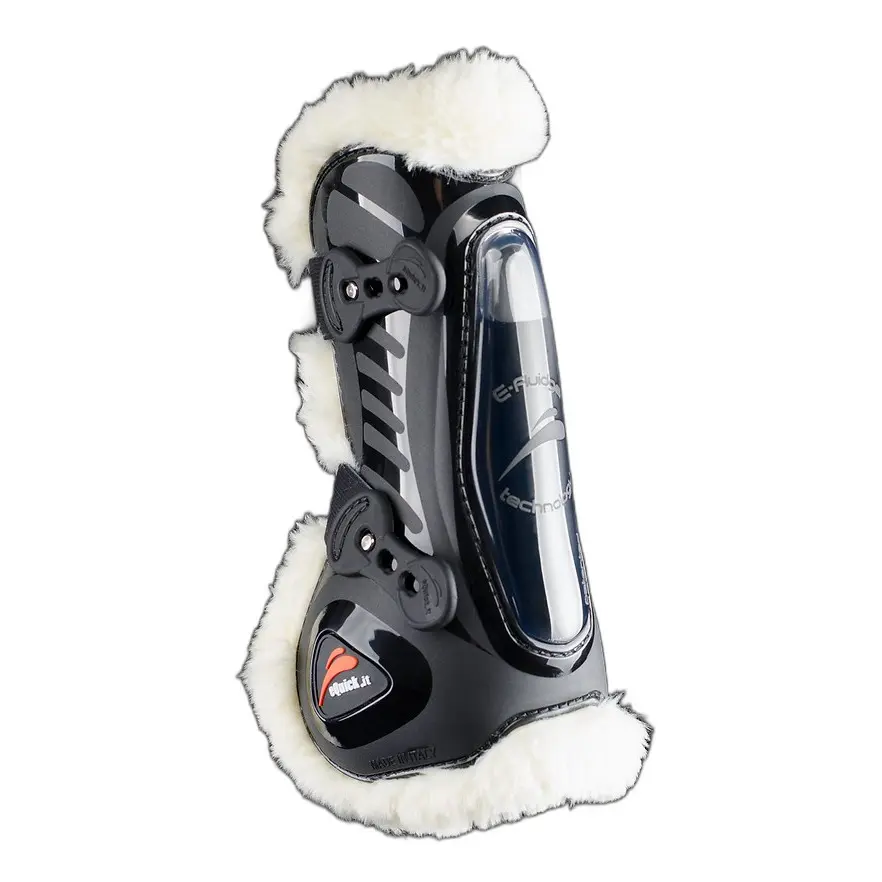 Front tendon boots for horses eQuick eShock legend fluffy