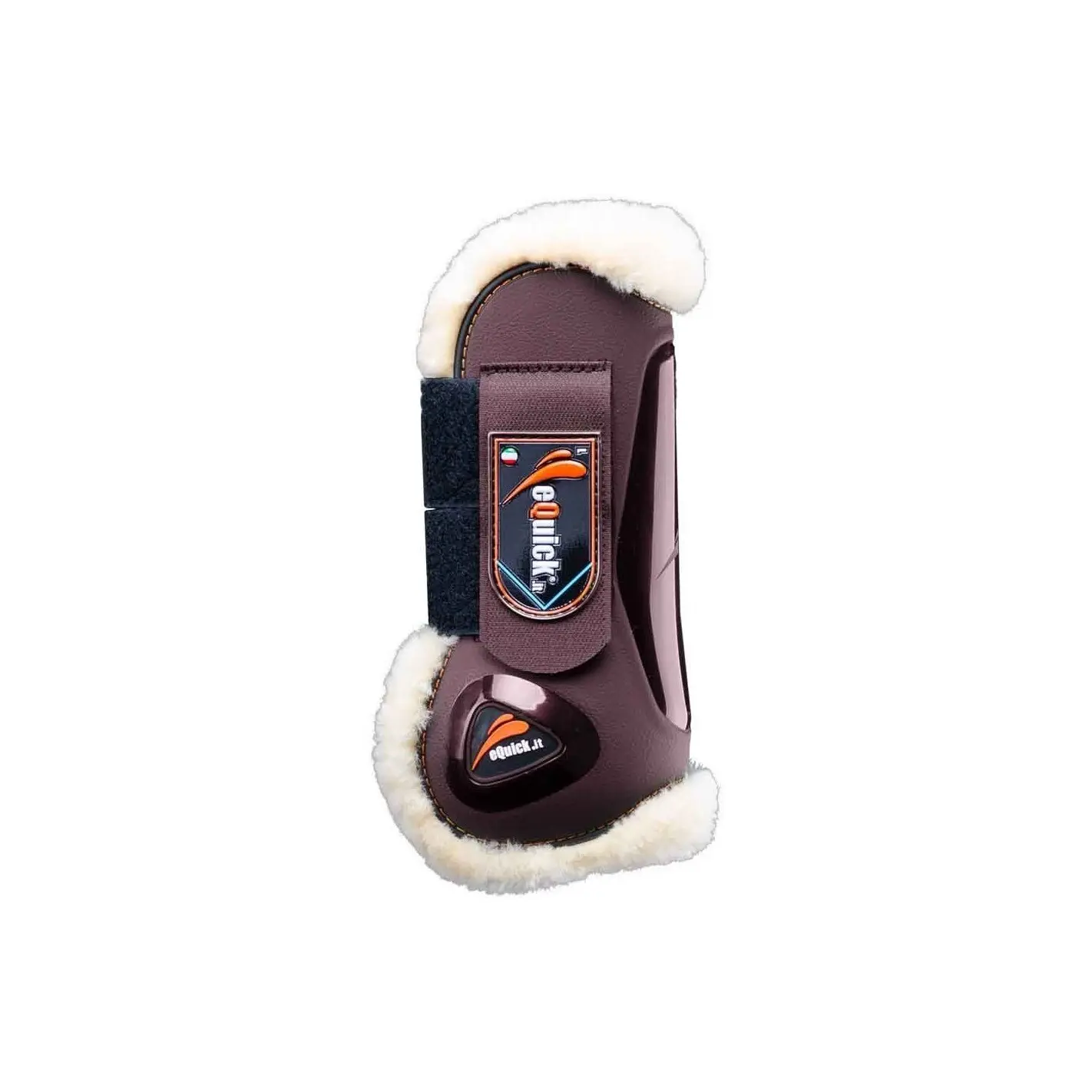 Front tendon boots for horses eQuick eLight fluffy