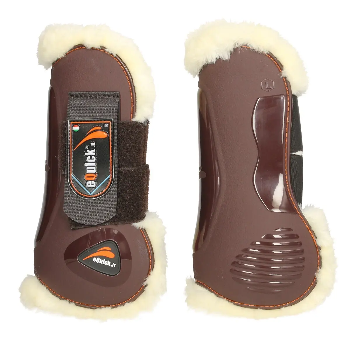 Tendon protector for rear horse eQuick eLight