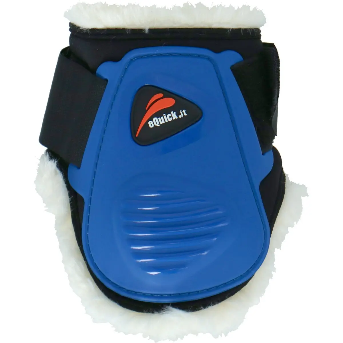 Tendon protector for rear horse eQuick eLight fluffy