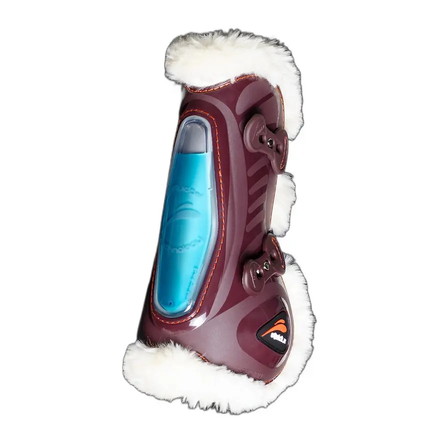 Front tendon boots for horses eQuick eShock fluffy