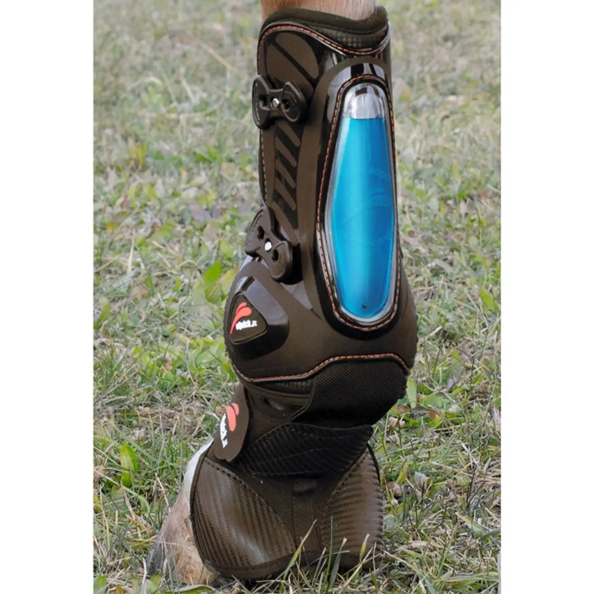 Protezione per i tendini anteriori del cavallo eQuick eShock overreach