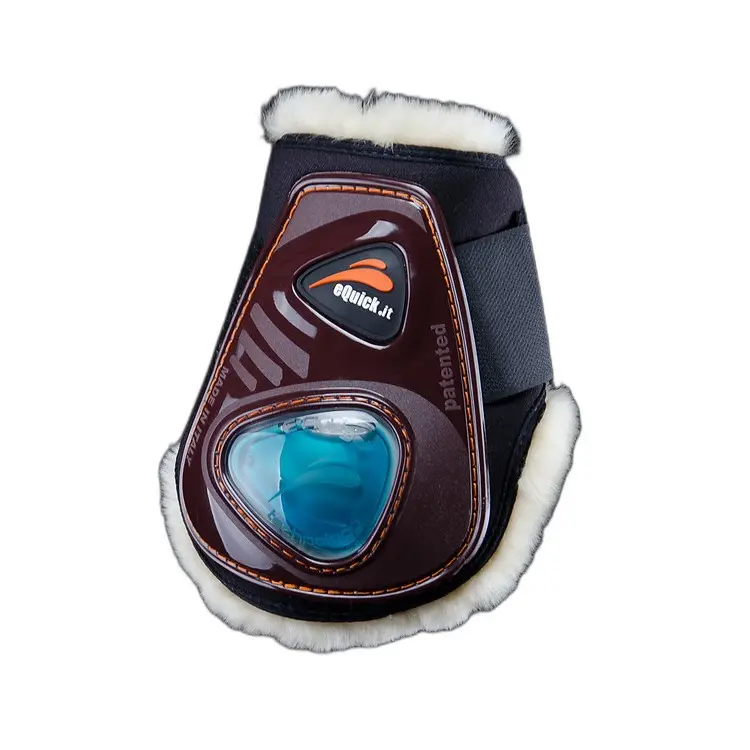 Rear Fetlock Protectors eQuick eShock velcro fluffy