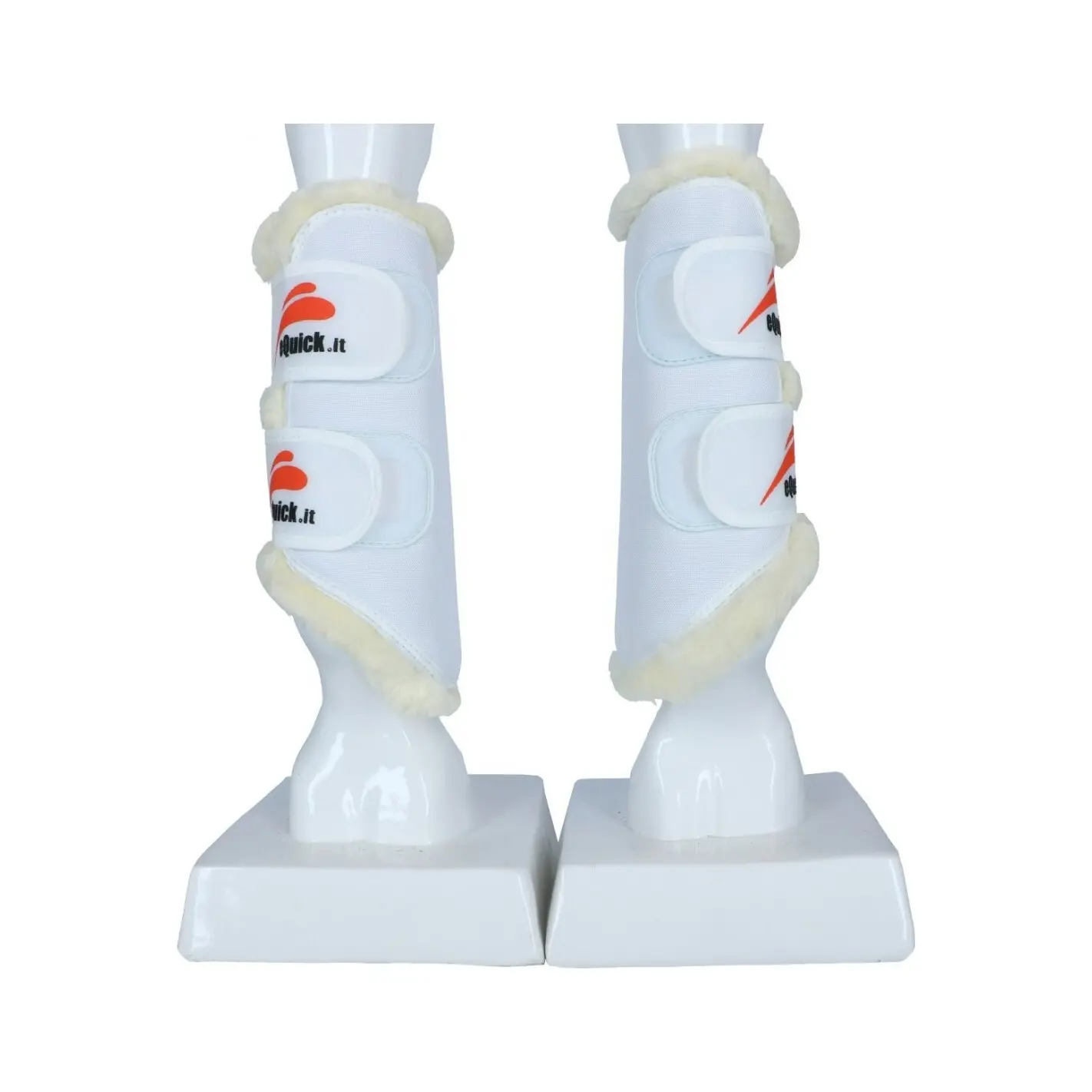 Front horse gaiters eQuick Etraining fluffy