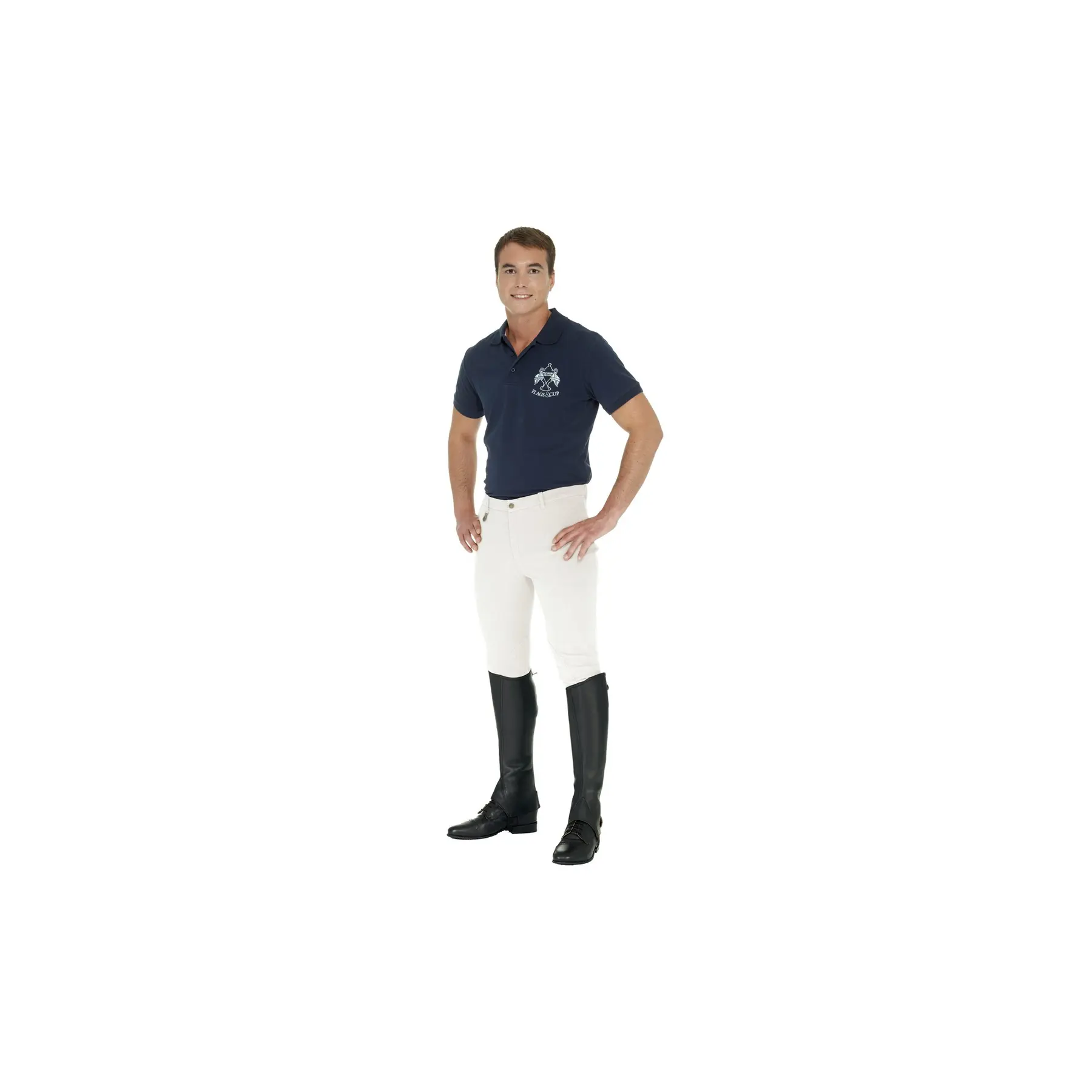 Show jumping pants lycra Equicomfort Basic