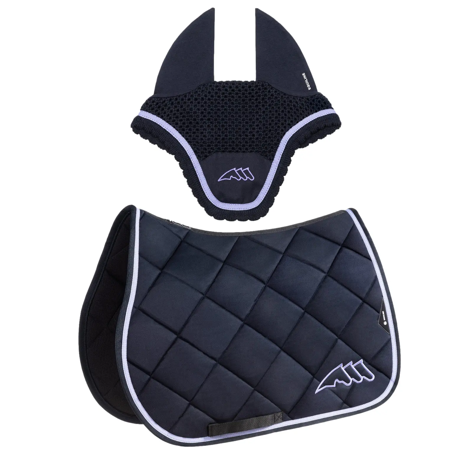 Horse Saddle Set and Bonnet Equiline Eqchroma