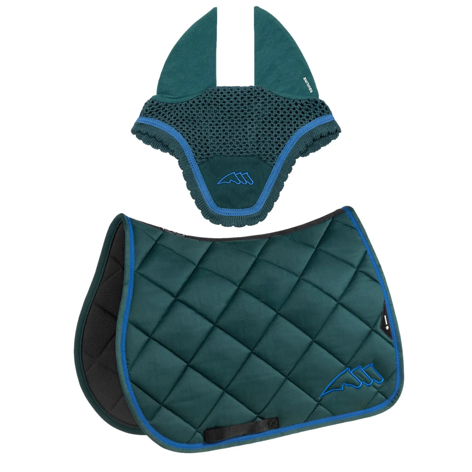 Horse Saddle Set and Bonnet Equiline Eqchroma