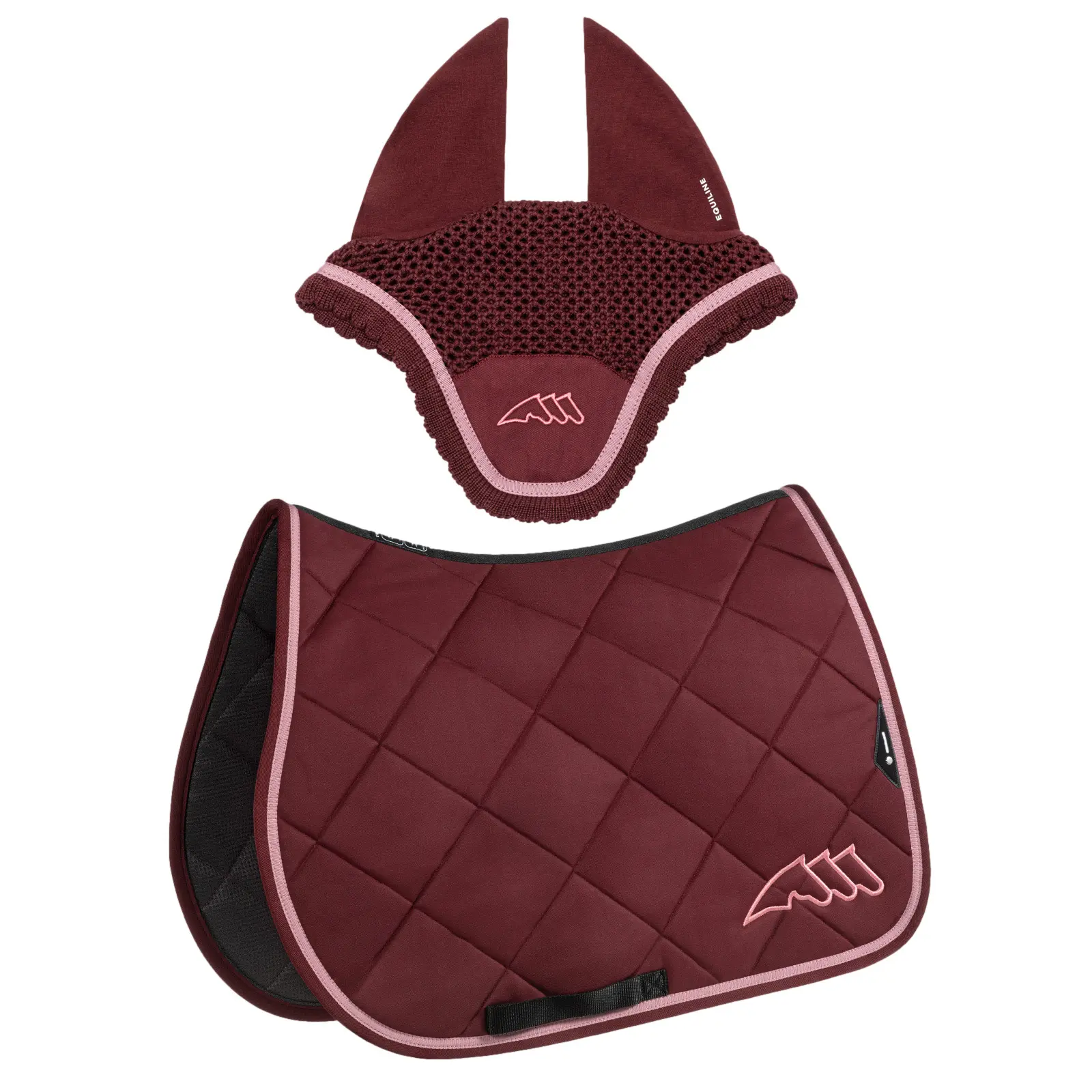 Horse Saddle Set and Bonnet Equiline Eqchroma