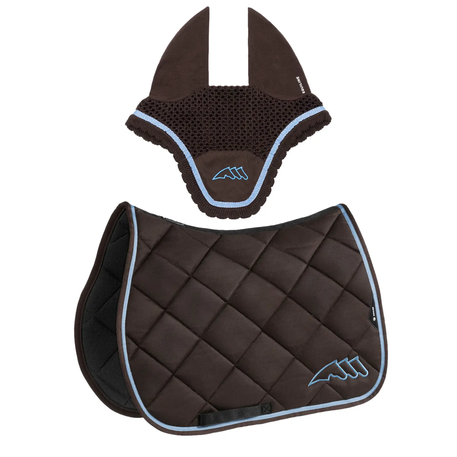 Set Sella per Cavallo e Cappuccio Equiline Eqchroma