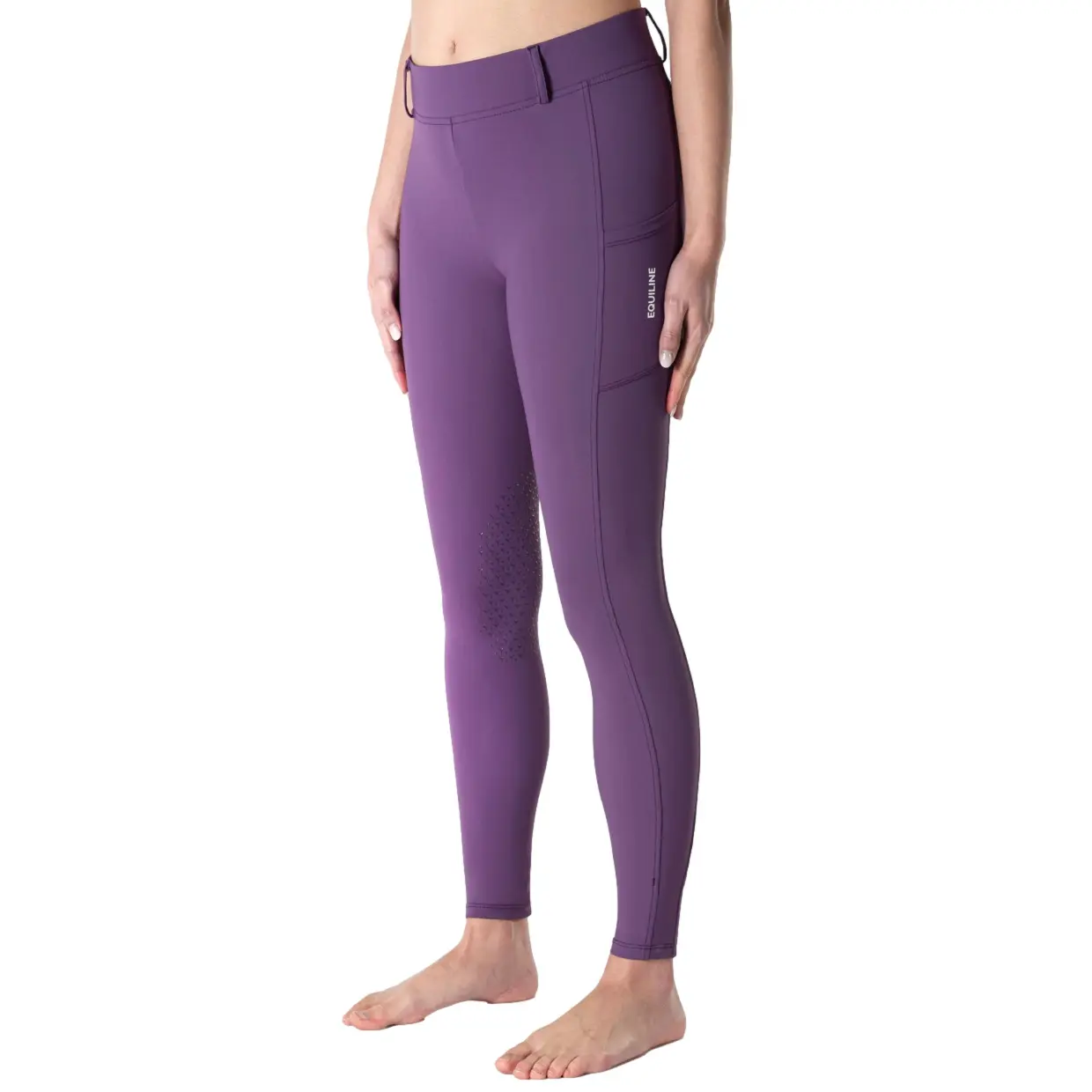 Mid grip riding Trousers for women Equiline Eqpowerk