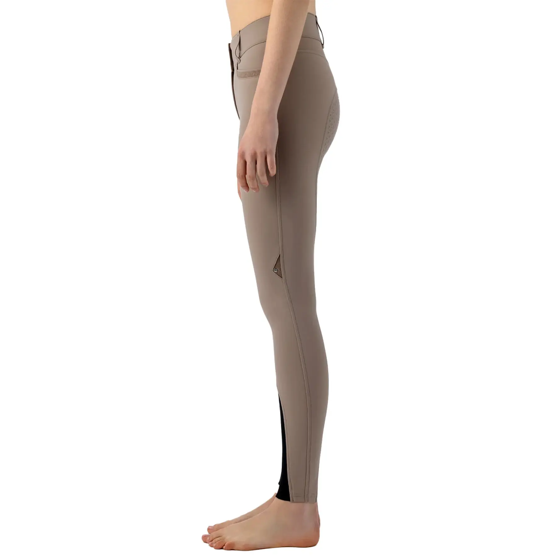 Pantaloni da equitazione full grip da donna Equiline Crystalek