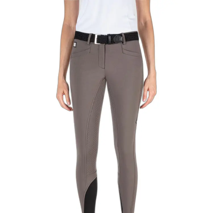 Pantaloni da equitazione da donna Equiline Full Grip Cedar