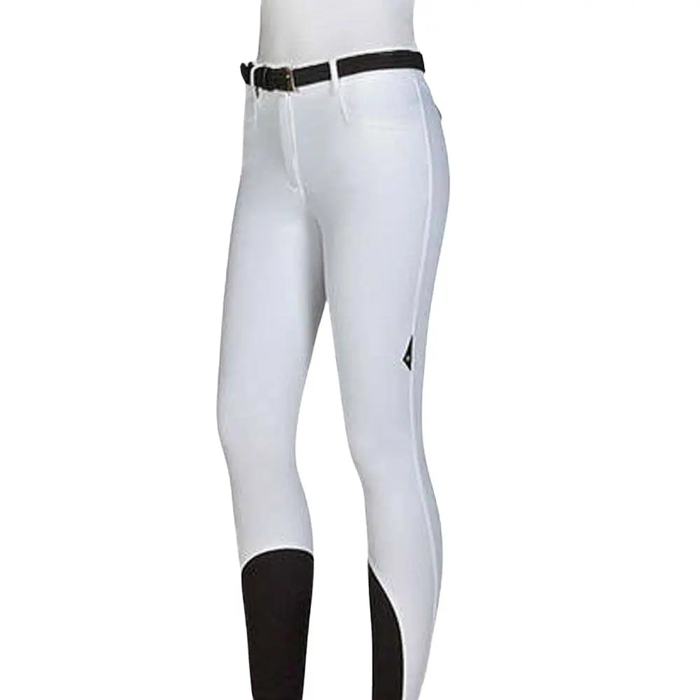 Pantaloni da equitazione da donna con grip al ginocchio Equiline Atirk