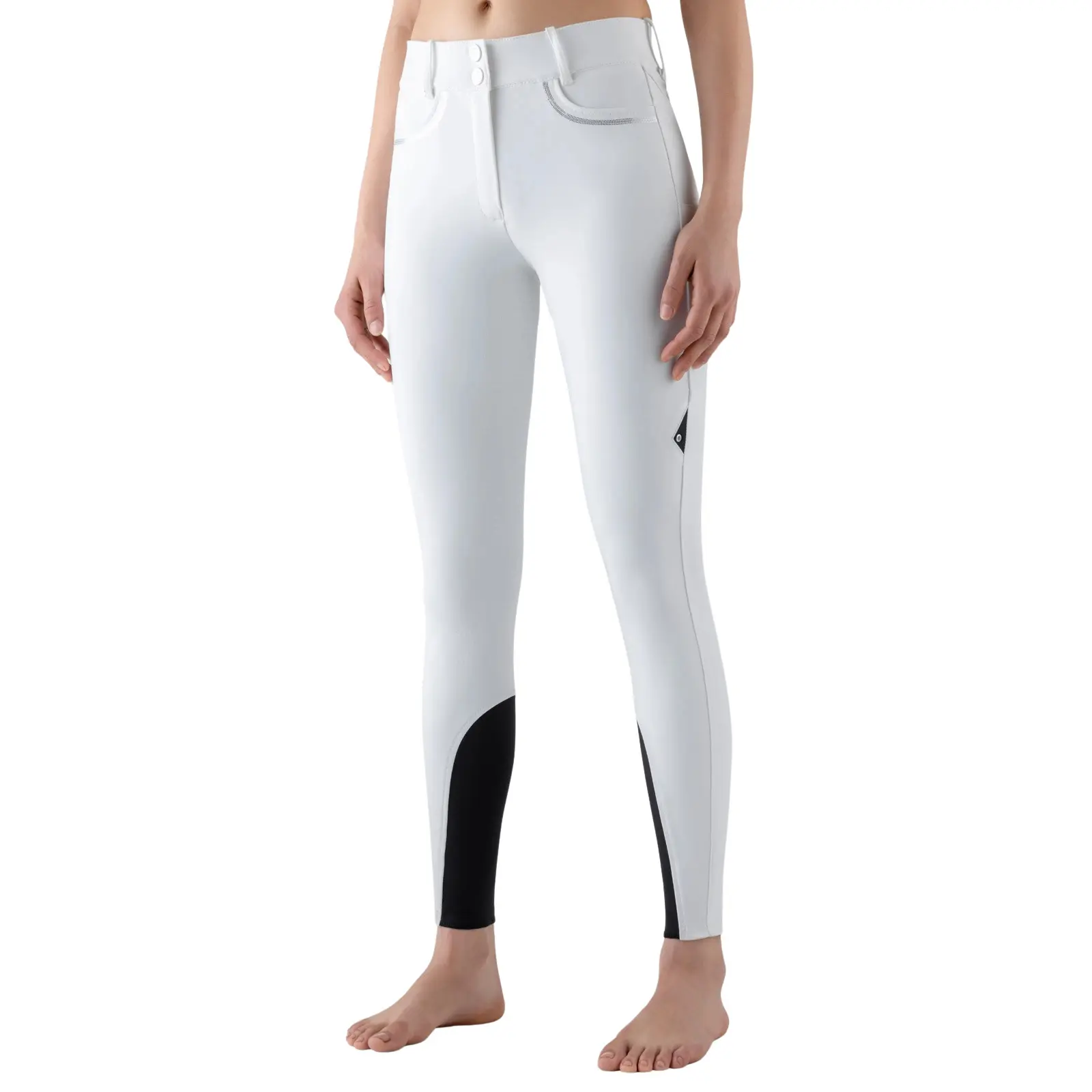 Pantaloni da competizione full grip da donna Equiline Gusmafh