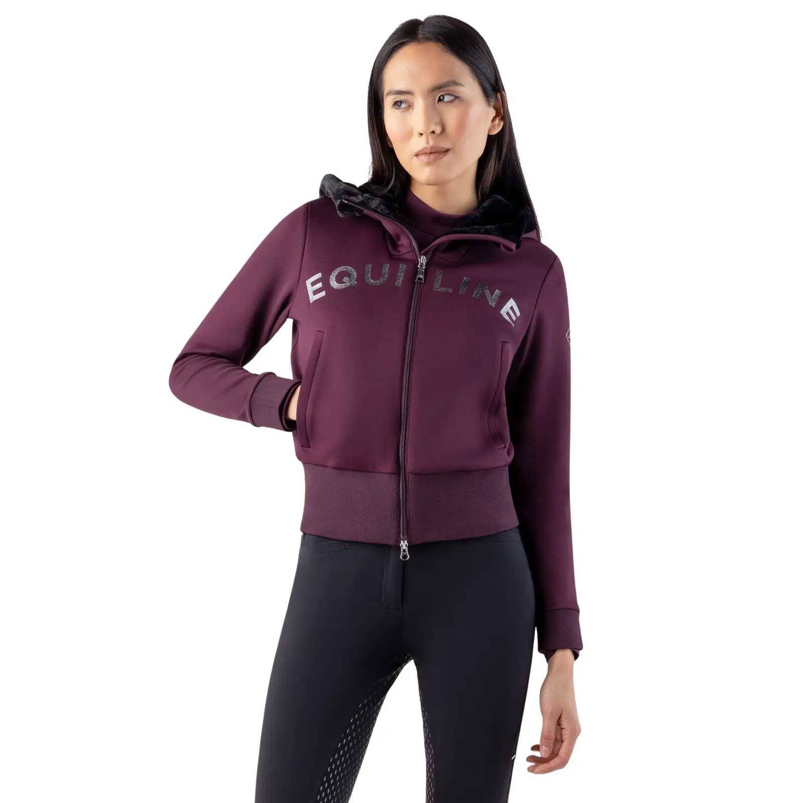 Sweatshirtjacke, Damen Equiline Gur