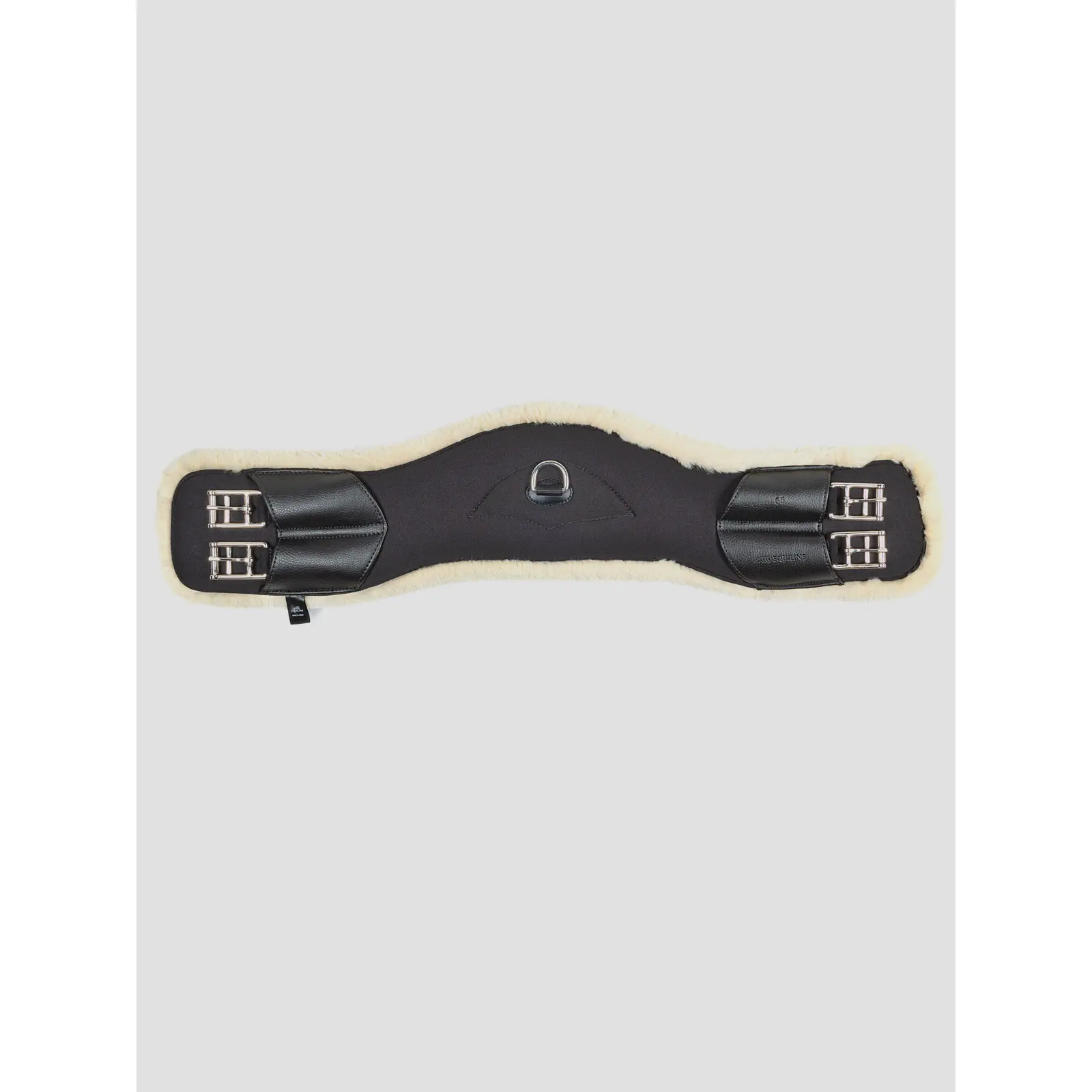 Dressage girth for horses with sheepskin fur padding Equiline
