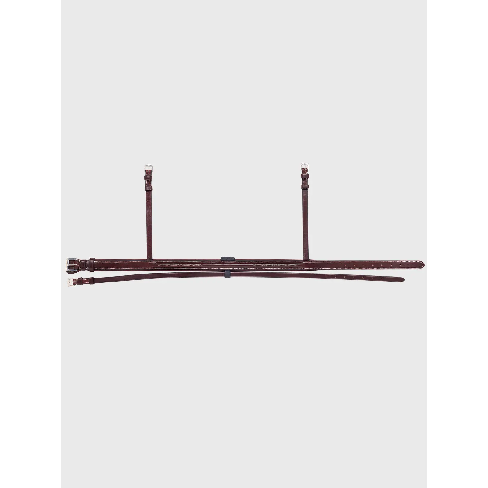 Horse cheek pieces with removable rubber insert Equiline