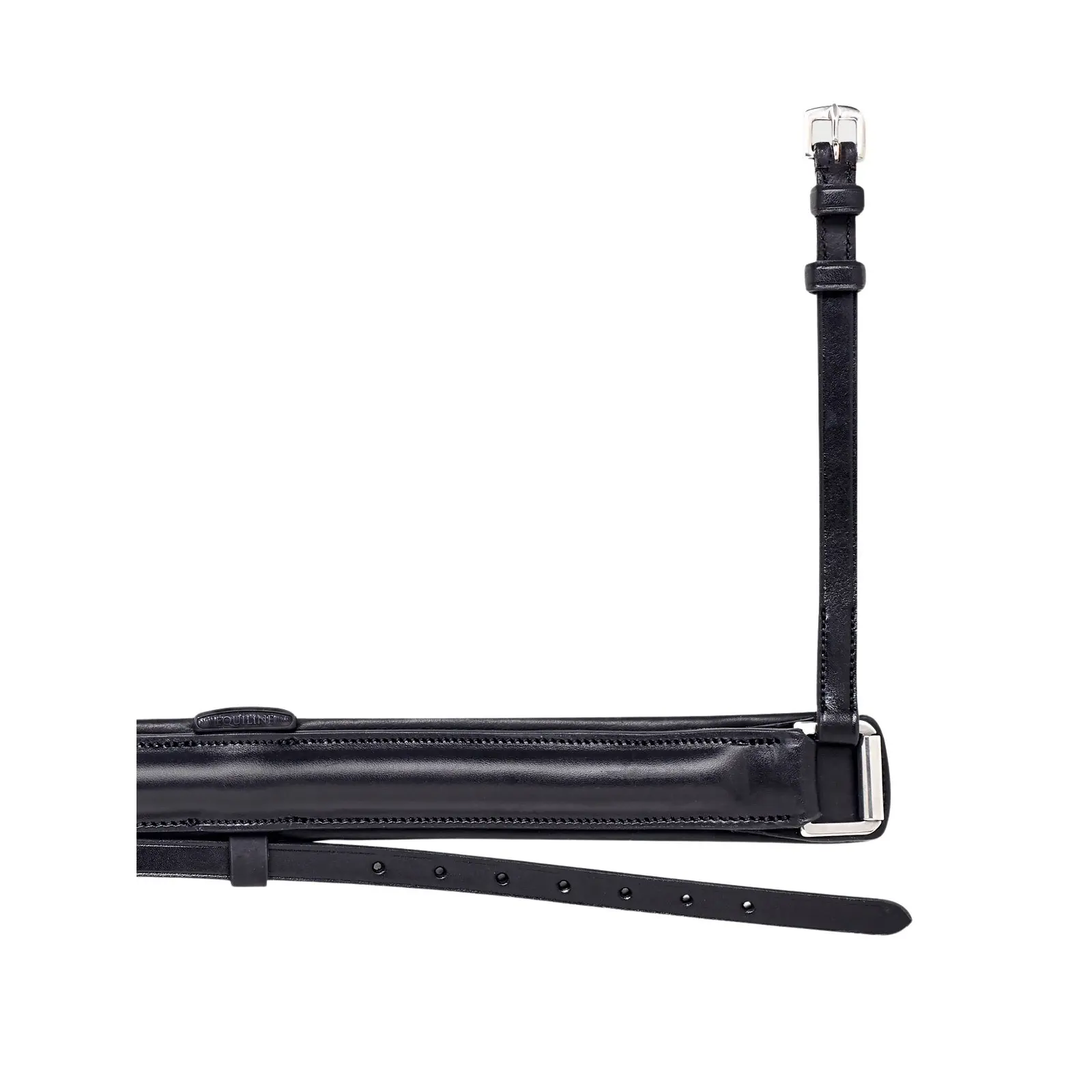 Rounded Horse cheek pieces with removable tip Equiline