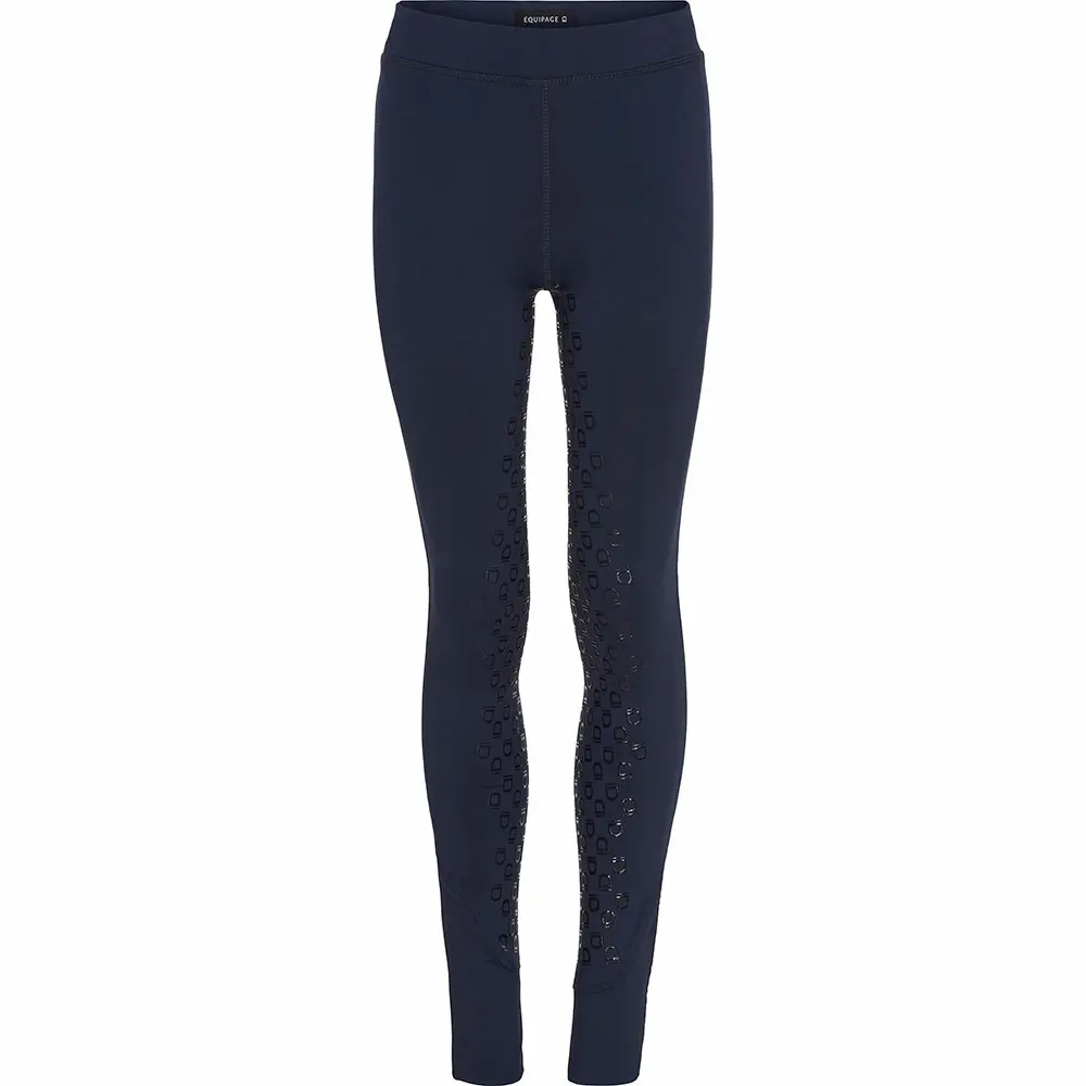 Leggins da equitazione full grip per bambina Equipage Dai