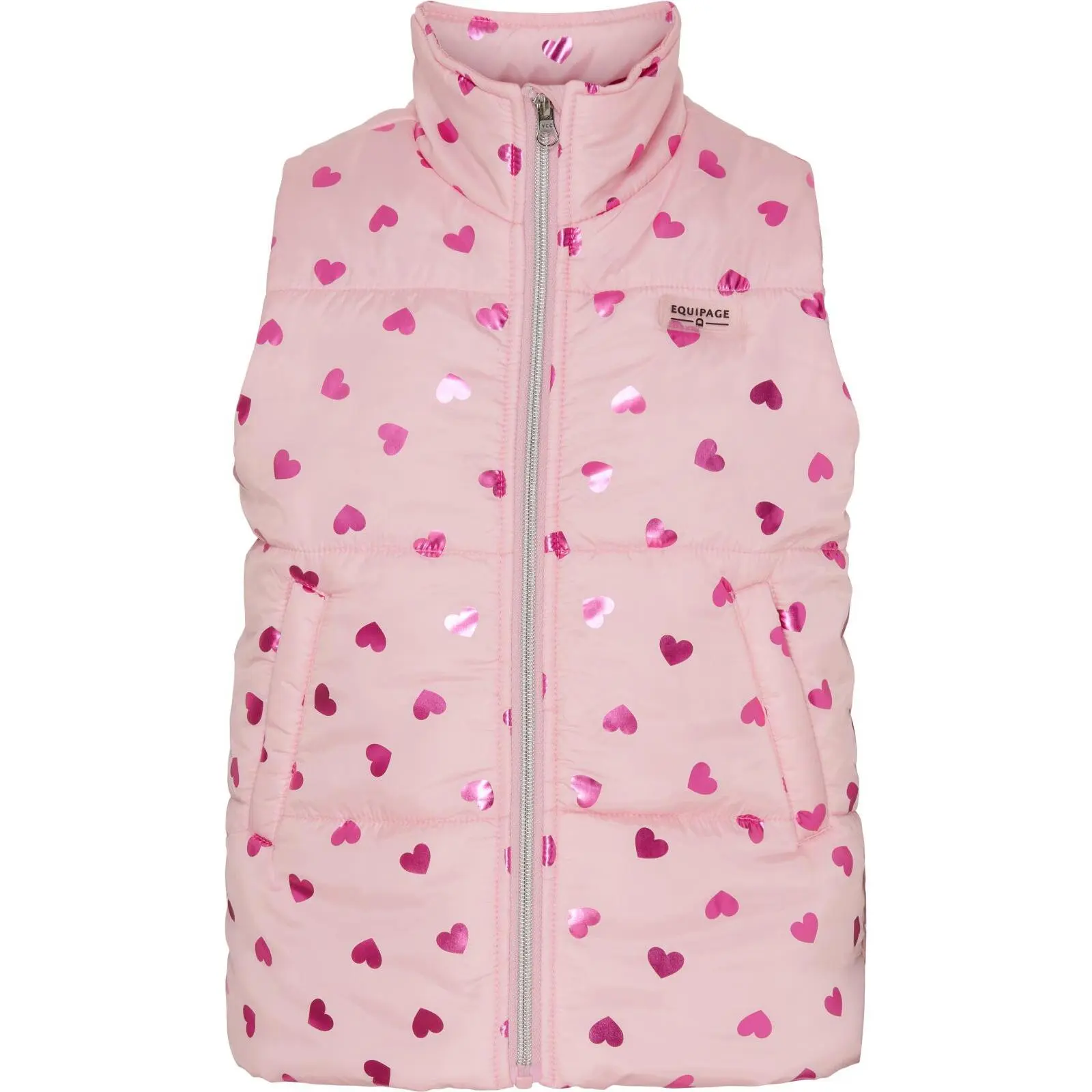 Girls' hooded sleeveless puffer jacket Equipage Thilda