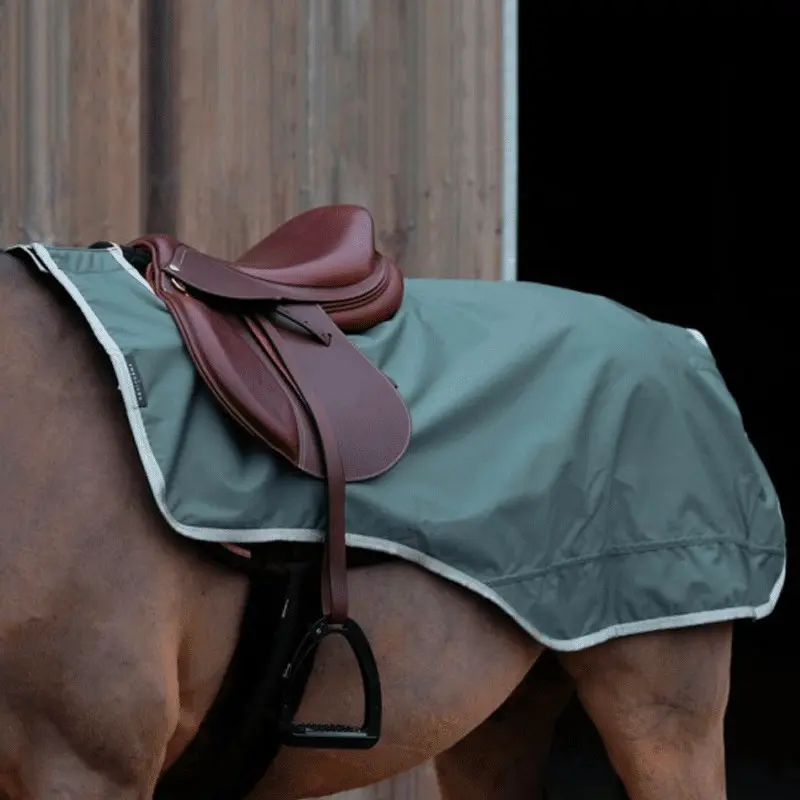 Equithème Vert Couvre-Reins Pour Cheval Tyrex 600D