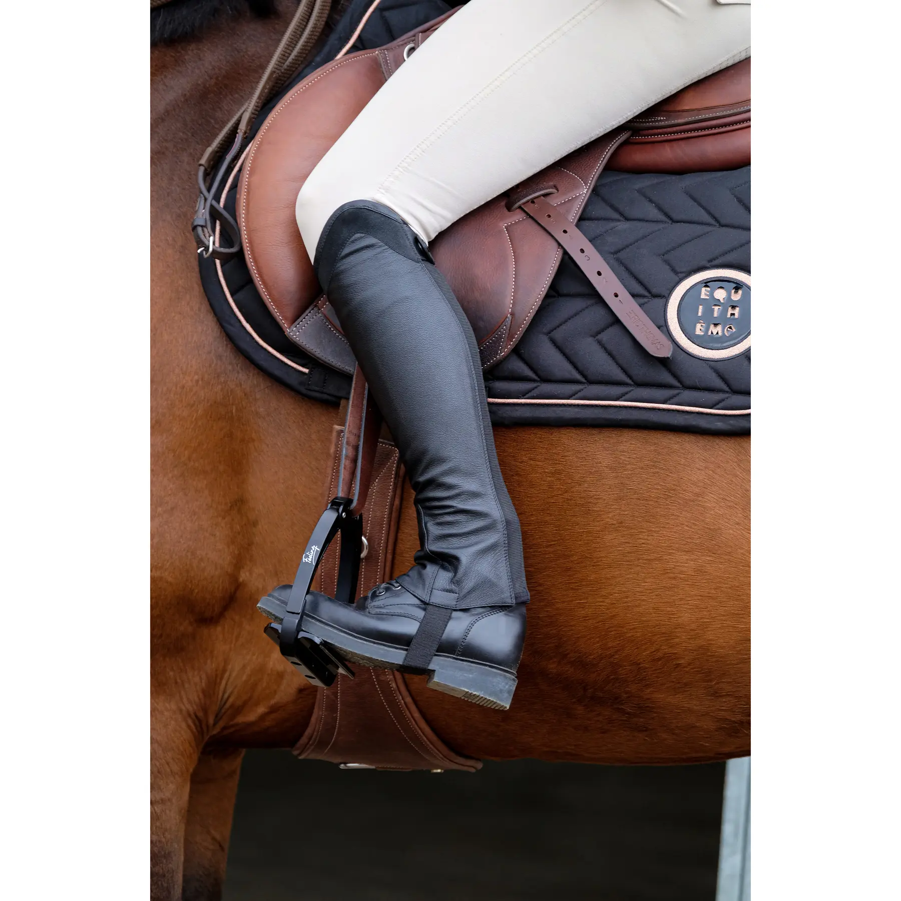 Gambiere corte in pelle Equithème Sparkly