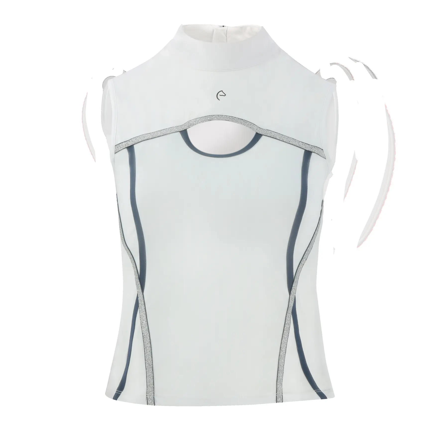 Polo da equitazione senza maniche da donna Equithème Puebla