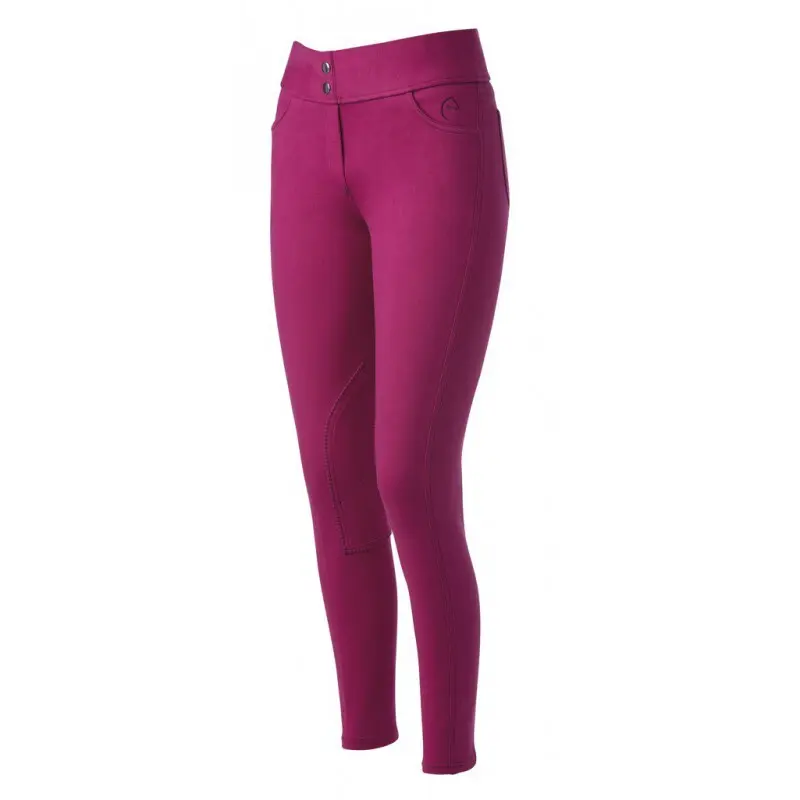 Pantaloni da equitazione da ragazza Equithème Pull-On