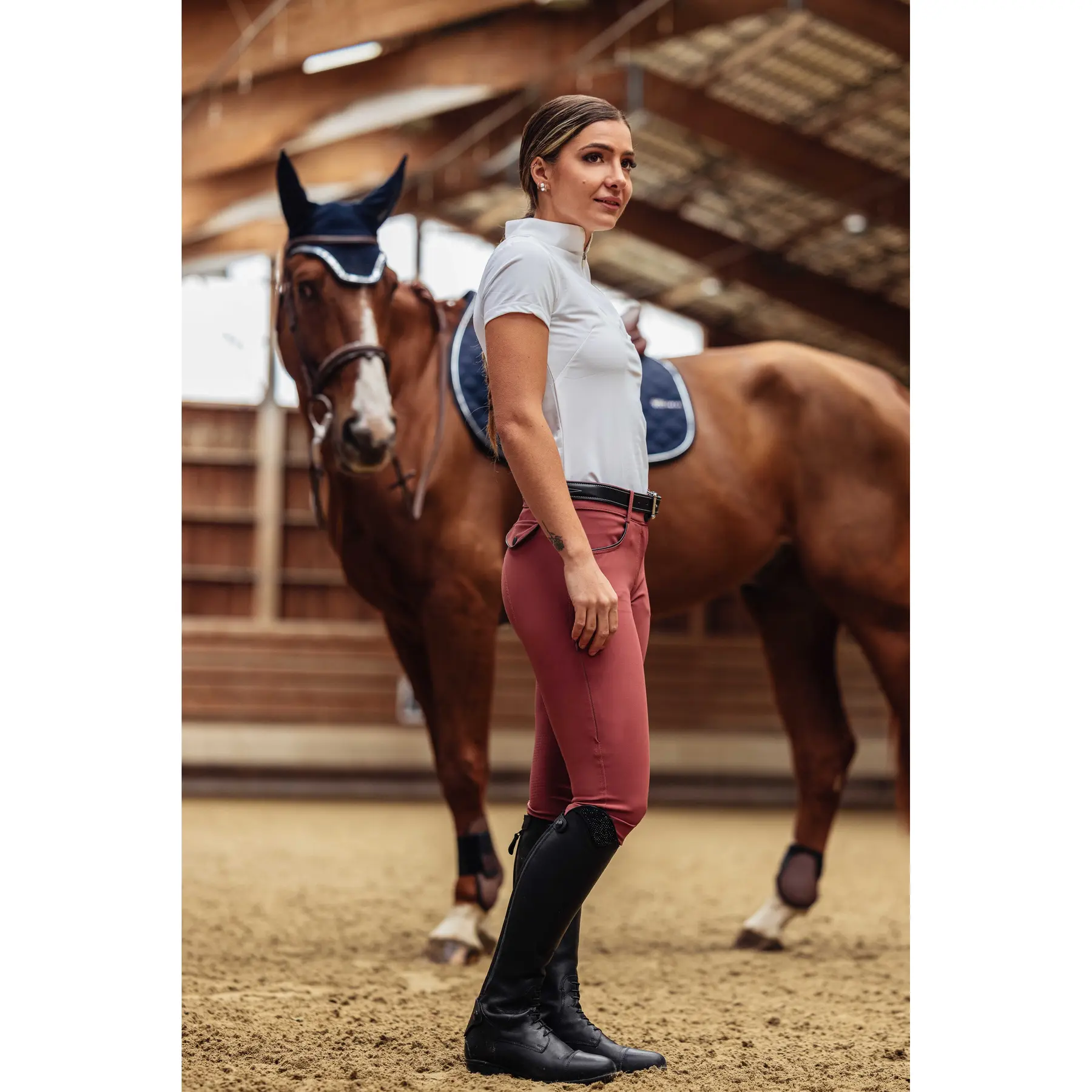 Reithose full grip Damen Equithème Beverly