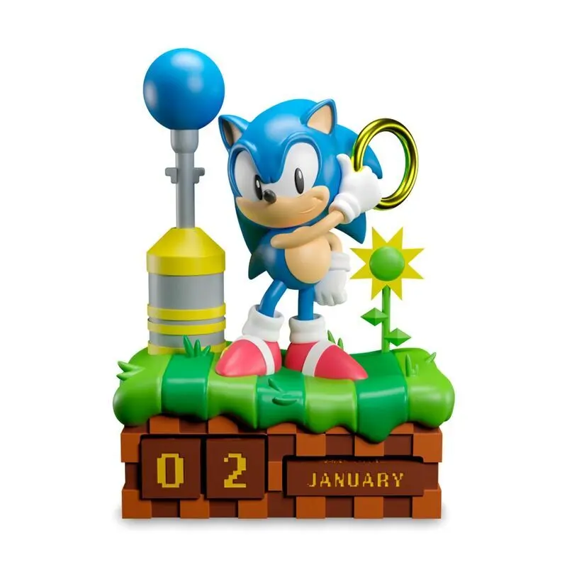 Calendario Erik Sonic the Hedgehog 3D perpetual