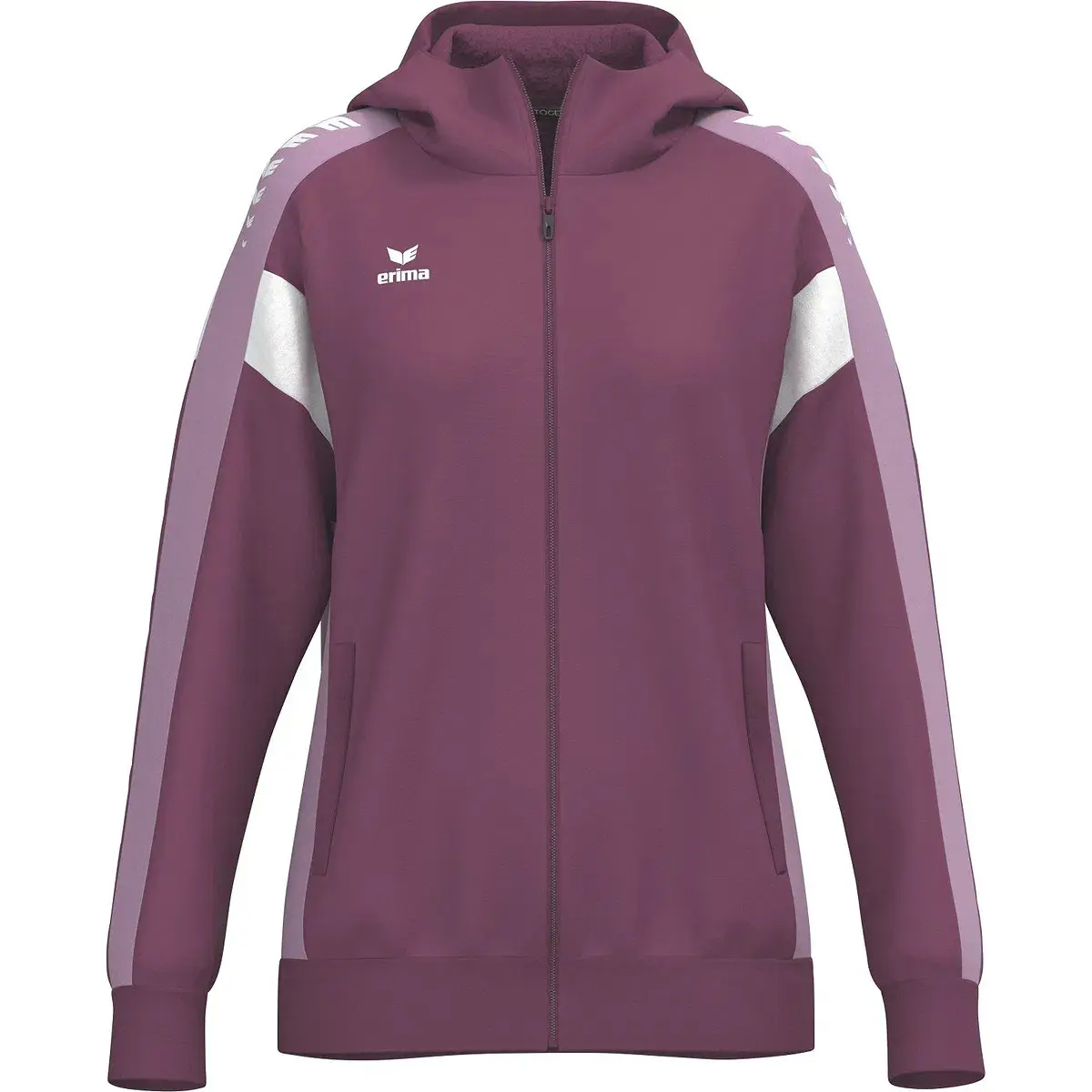 Hoodie Damen Erima Celebrate 125 Training - Farbe: Rouge