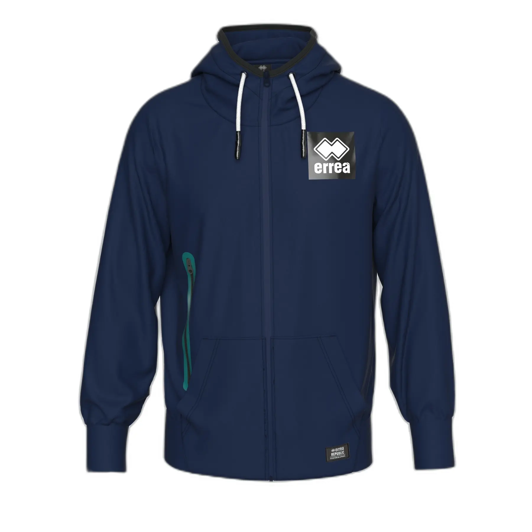 Kinder sweatshirt met capuchon en ritssluiting Errea Black Box 4