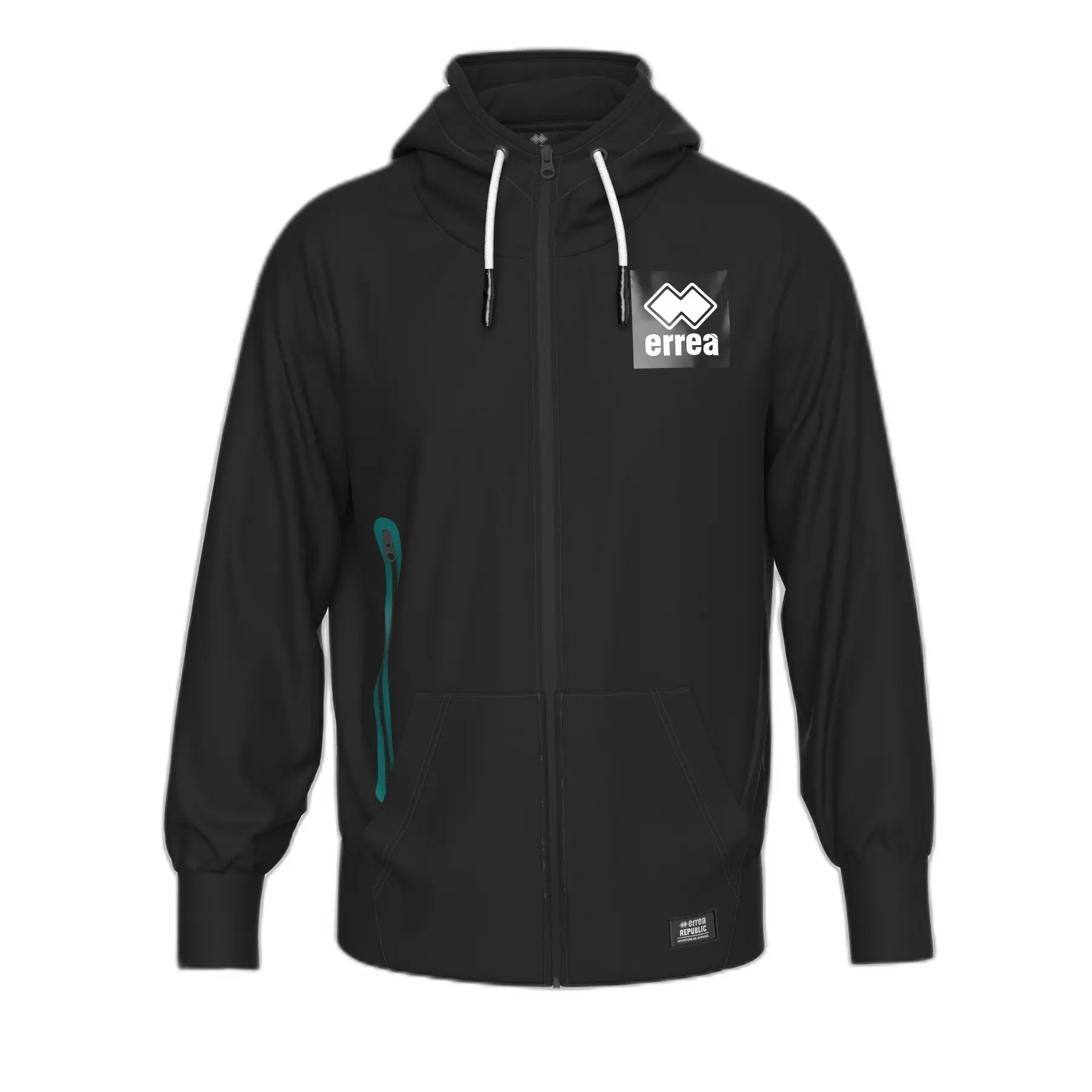 Kinder sweatshirt met capuchon en ritssluiting Errea Black Box 4