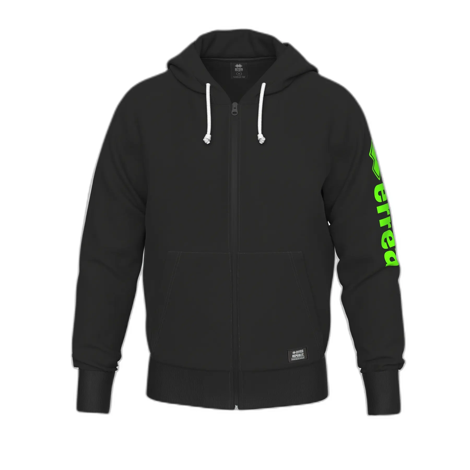 Kinder sweatshirt met capuchon en ritssluiting Errea Essential