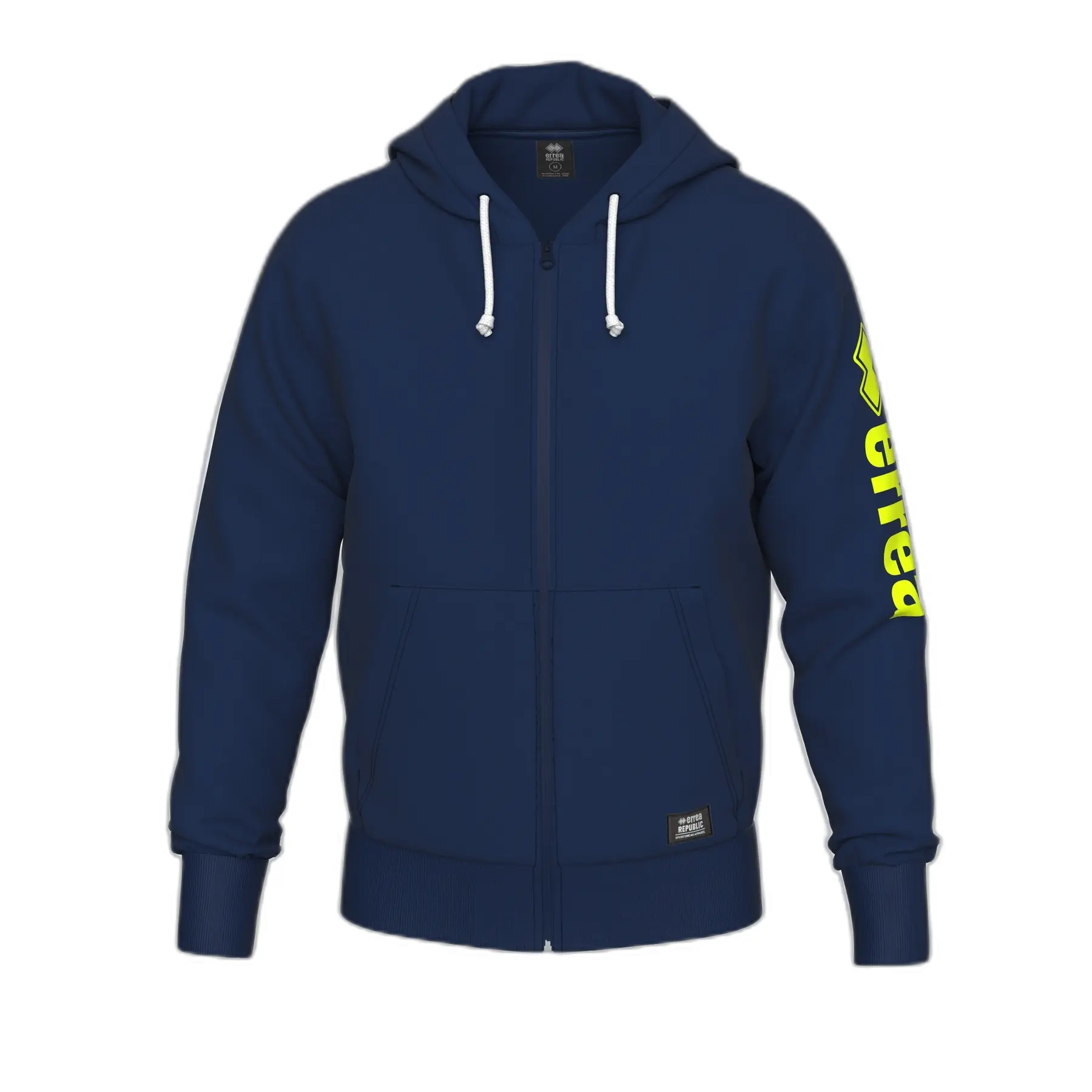 Kinder sweatshirt met capuchon en ritssluiting Errea Essential