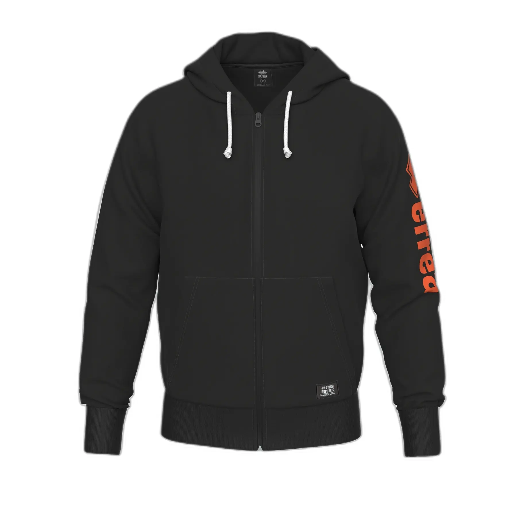 Kinder sweatshirt met capuchon en ritssluiting Errea Essential