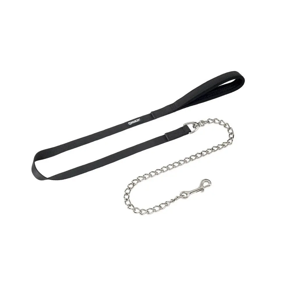 Dog leash with silver chain Eskadron