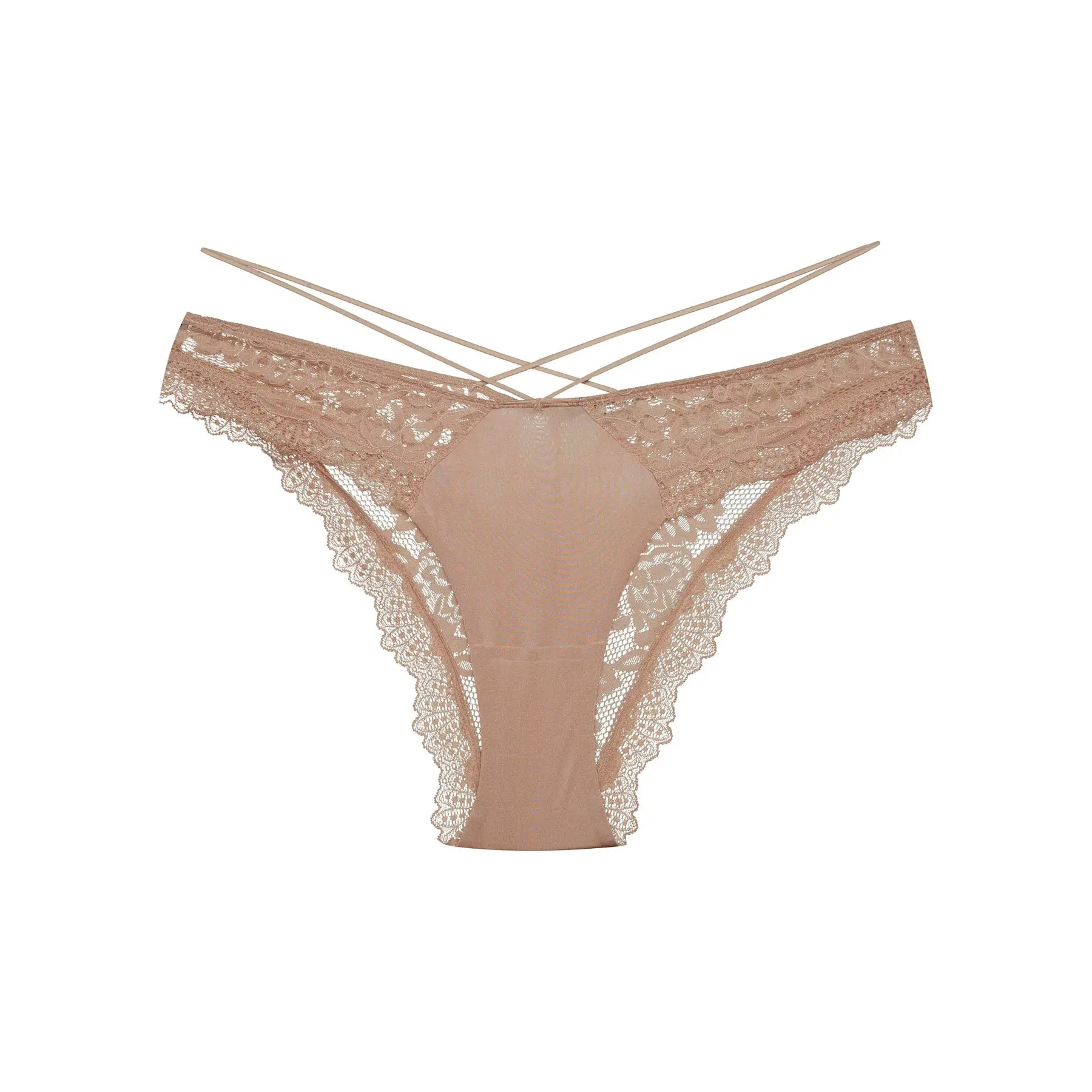 Esotiq Women's Beige Tanga Notty 4