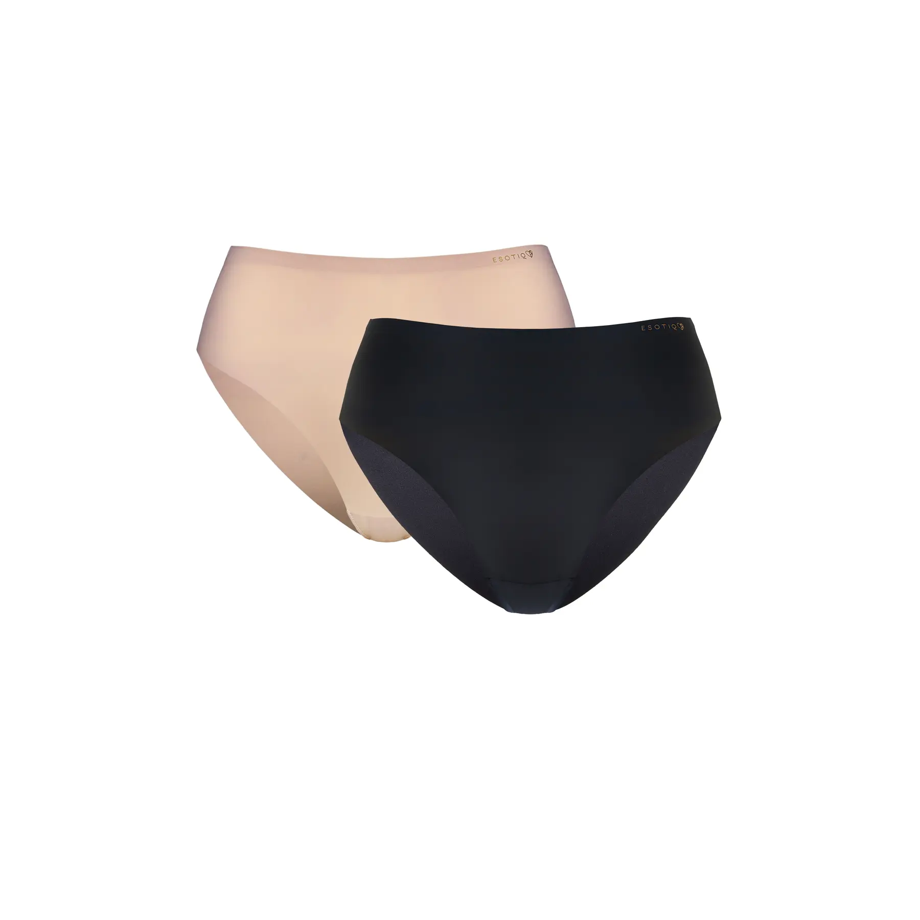 Esotiq Damen Multicolore Höschen Mit Hoher Taille, Pepper (X2)