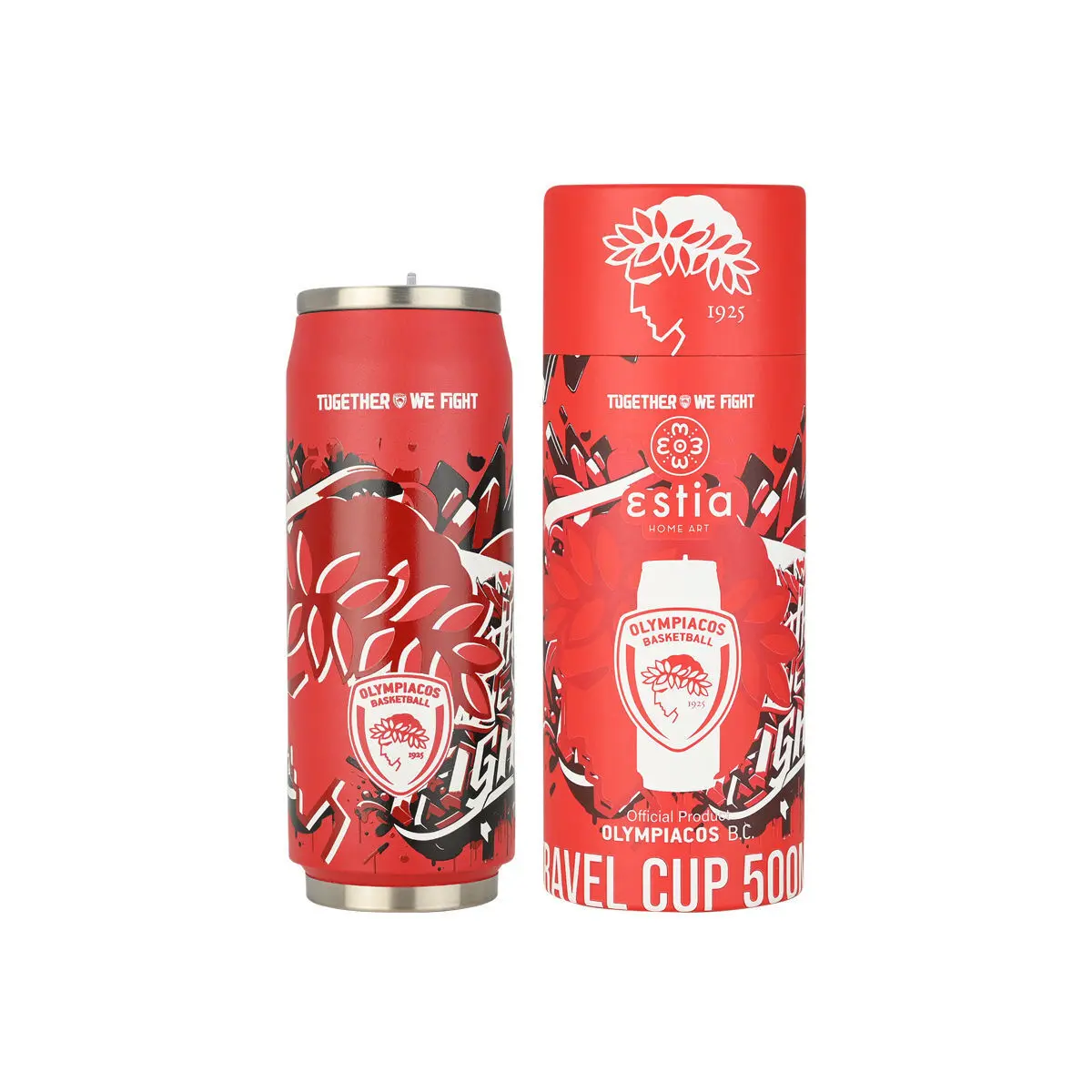 Isothermischer Becher Estia Home Art Olympiacos BC Edition Together We Fight