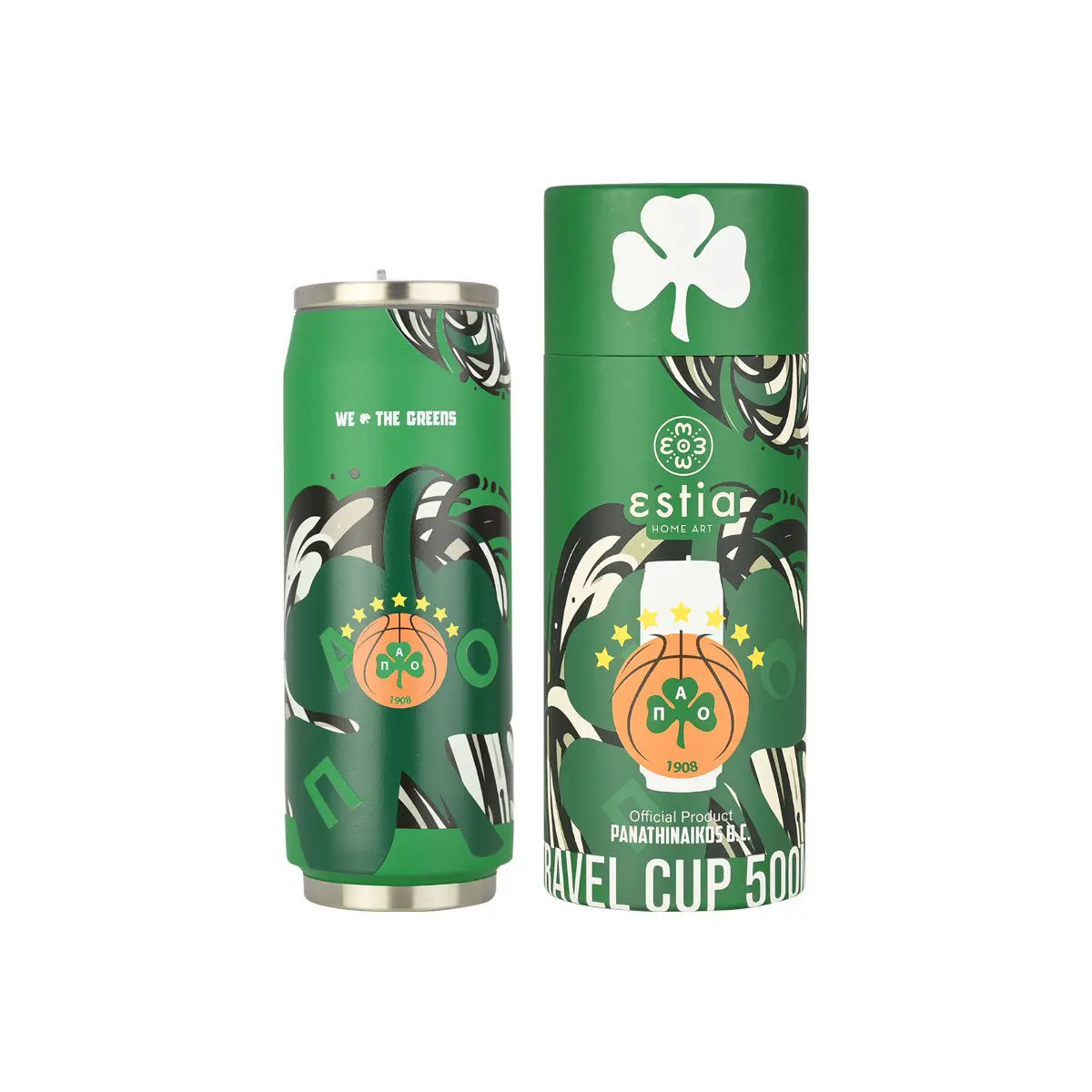 Isothermischer Becher Estia Home Art Panathinaikos BC Edition We The Greens