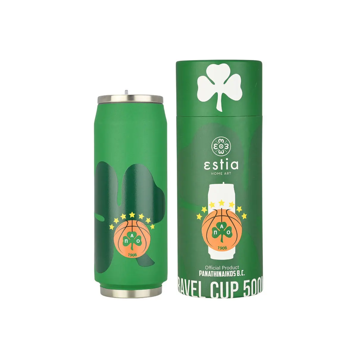 Isothermischer Becher Estia Home Art Panathinaikos BC Edition