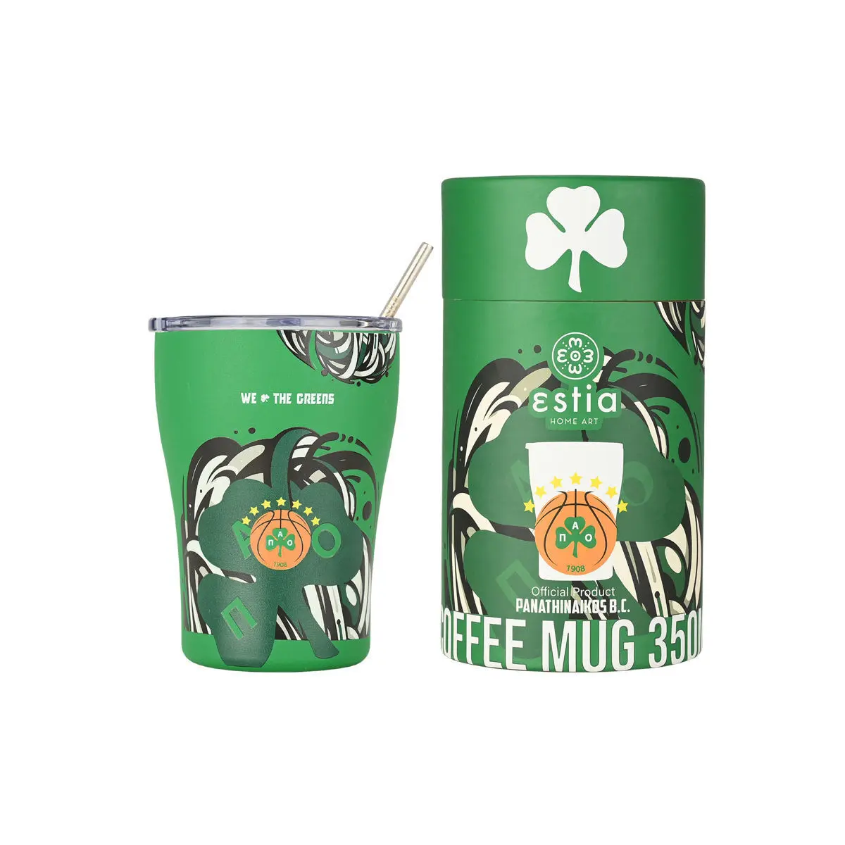 Isothermischer Becher Estia Home Art Panathinaikos Bc Edition We The Greens