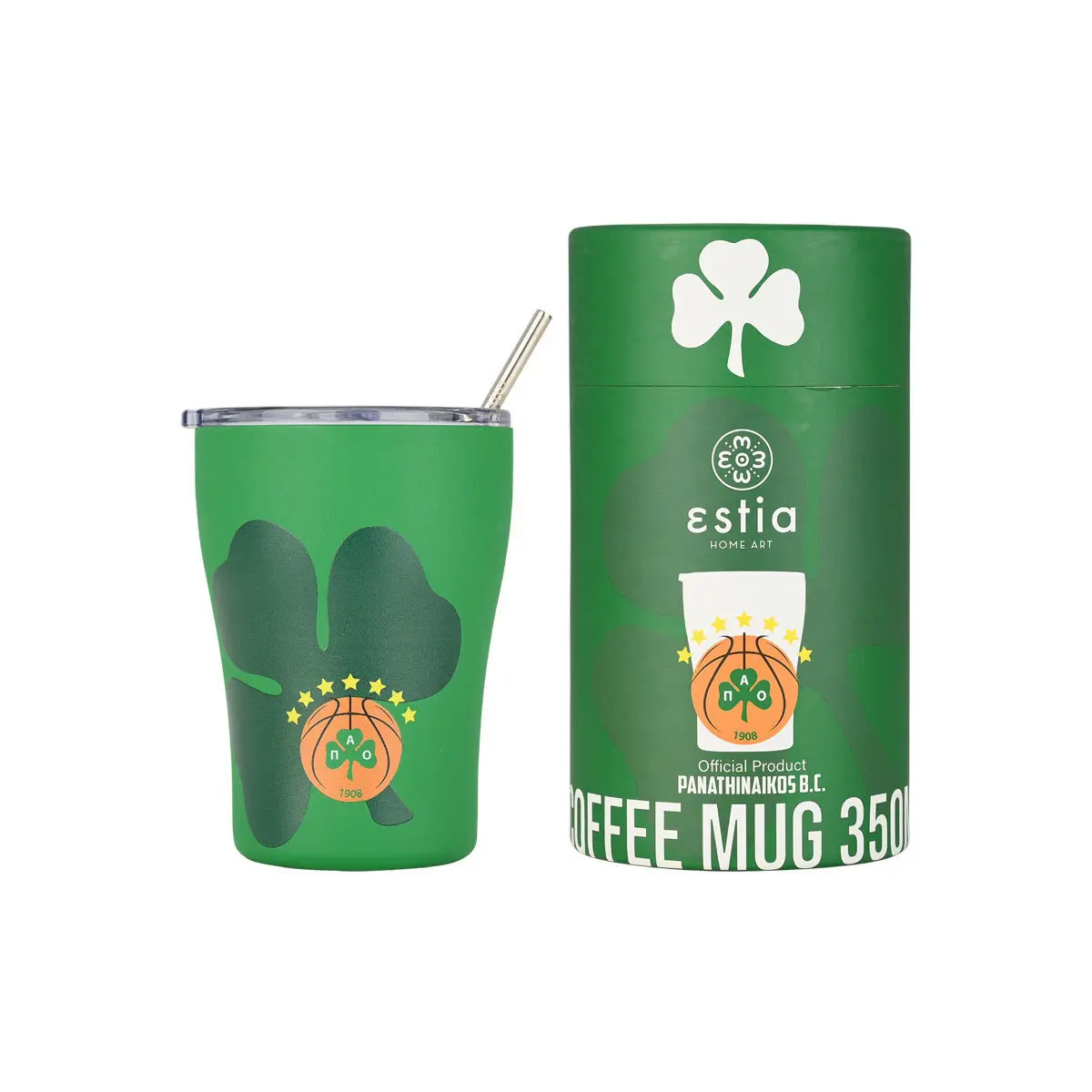 Isothermischer Becher Estia Home Art Panathinaikos BC Edition