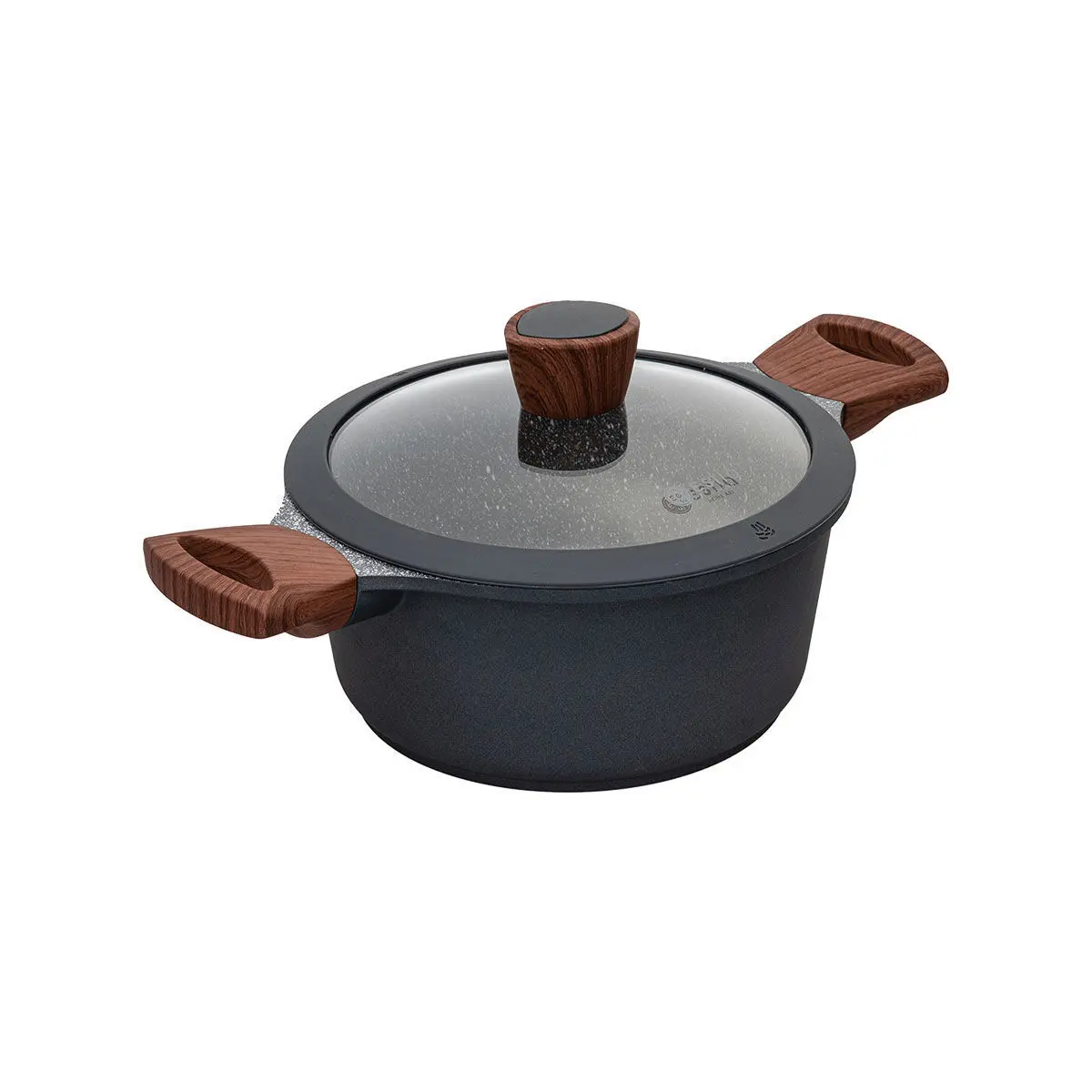 Antihaft-Aluminiumguss-Kasserolle Estia Home Art Stone