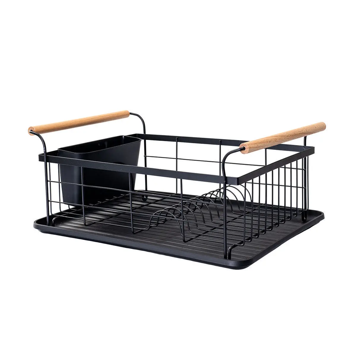 Égouttoir à vaisselle avec poignées Estia Home Art Bamboo Essentials