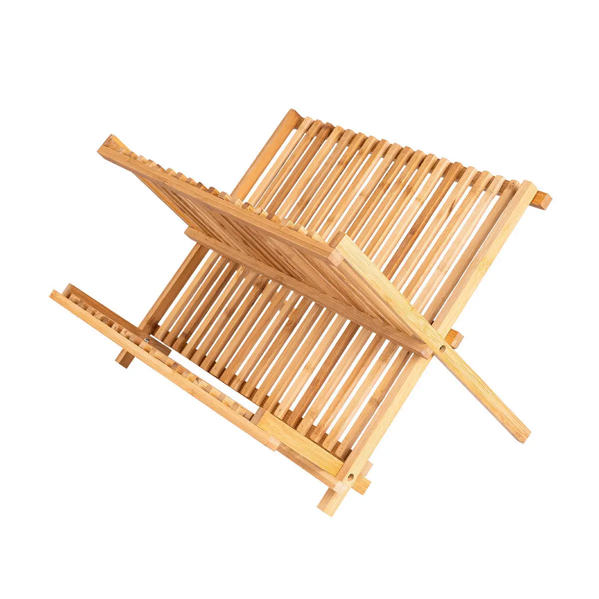 Égouttoir à vaisselle pliable 2 niveau Estia Home Art Bamboo Essentials